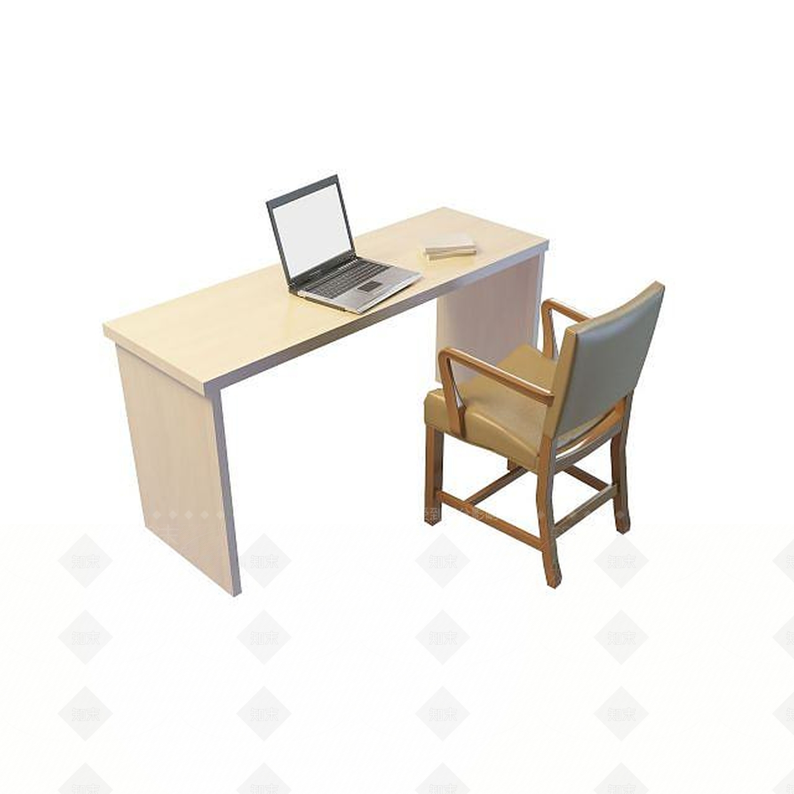 现代书桌3D模型下载【ID:1191541134】