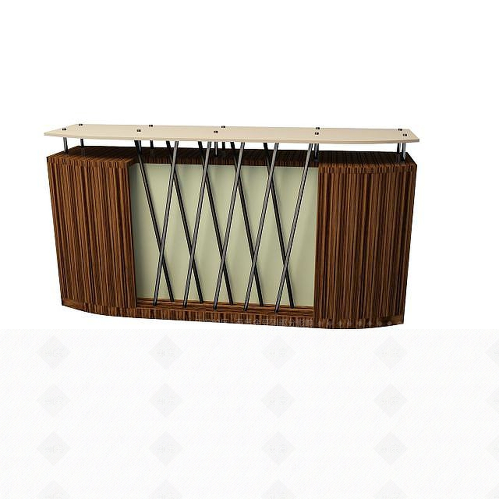 现代书桌3D模型下载【ID:1191541391】