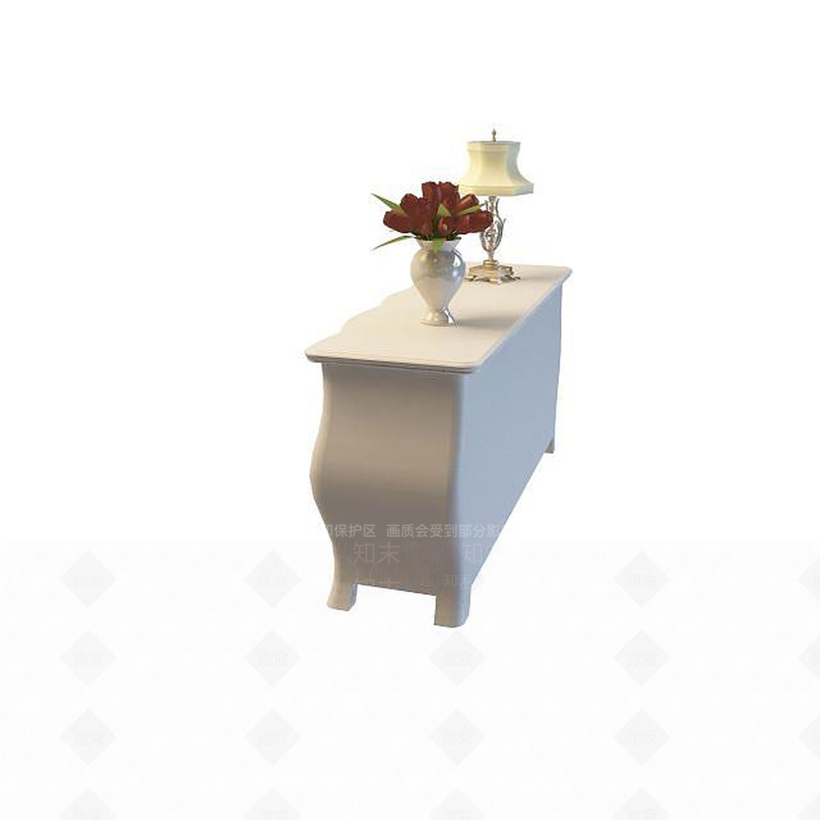 现代书桌3D模型下载【ID:1199368570】