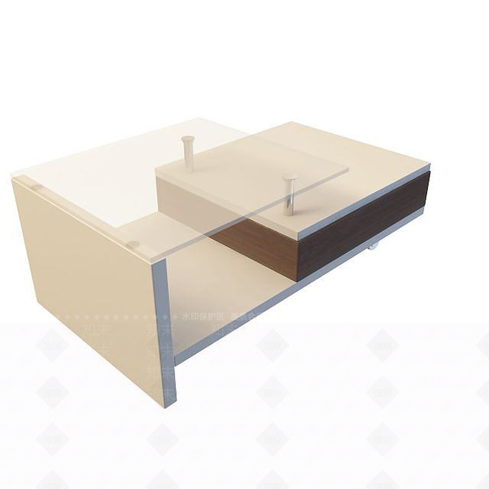 现代书桌3D模型下载【ID:1191541811】