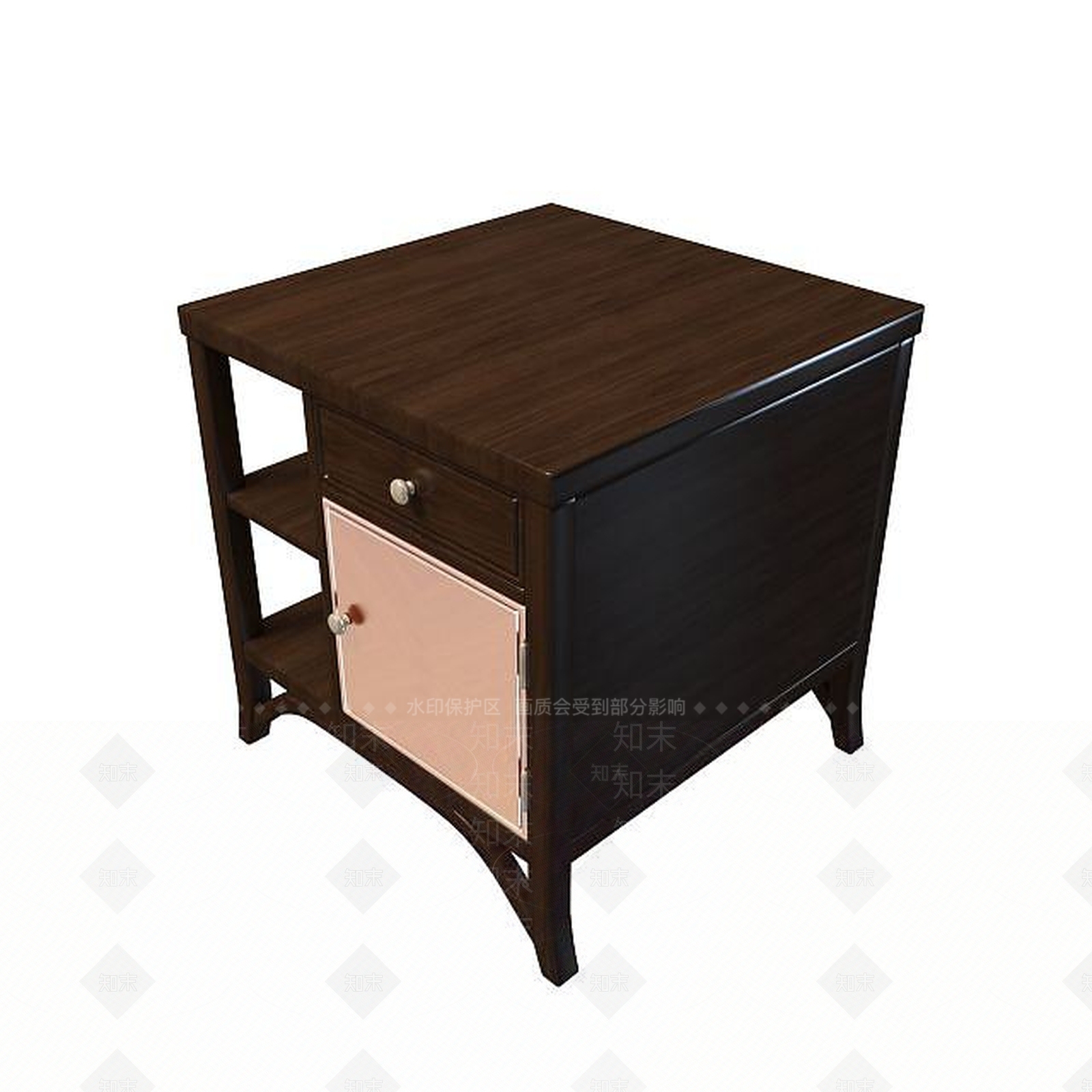 现代书桌3D模型下载【ID:1191541845】