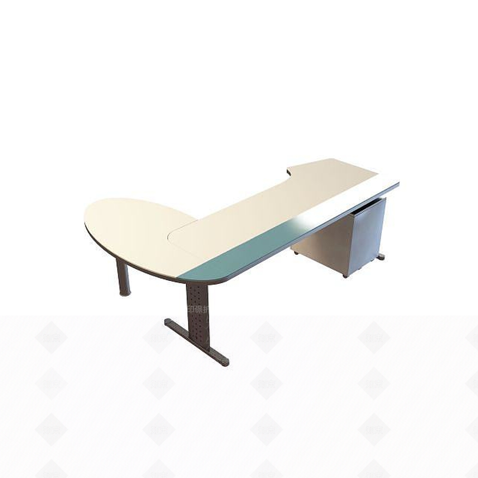 现代书桌3D模型下载【ID:1191541848】