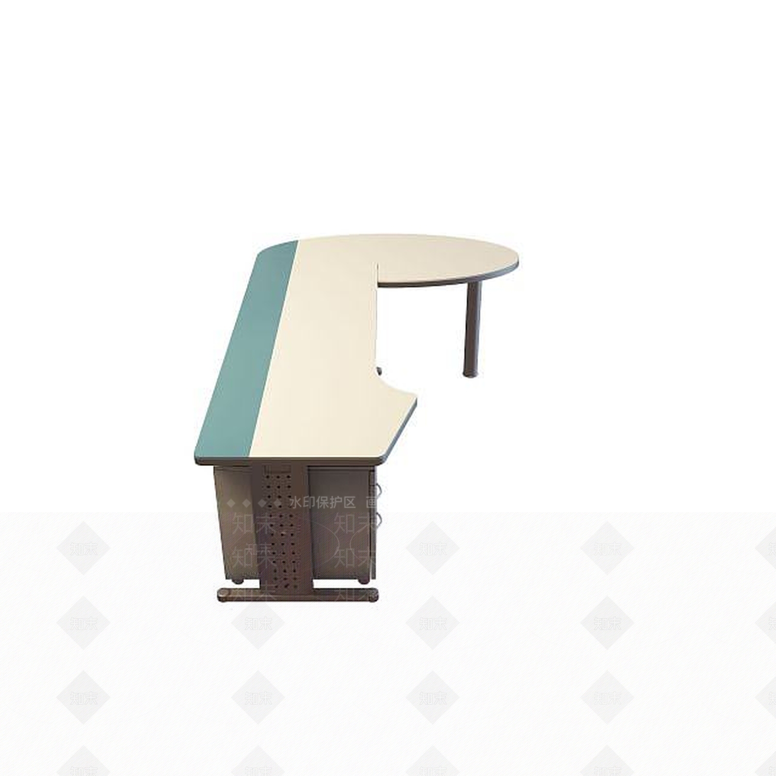 现代书桌3D模型下载【ID:1191541848】