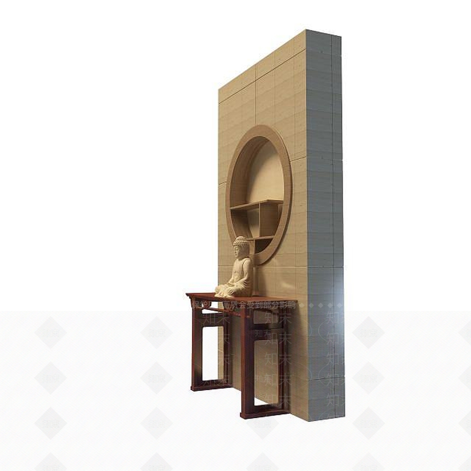 现代书桌3D模型下载【ID:1191542191】