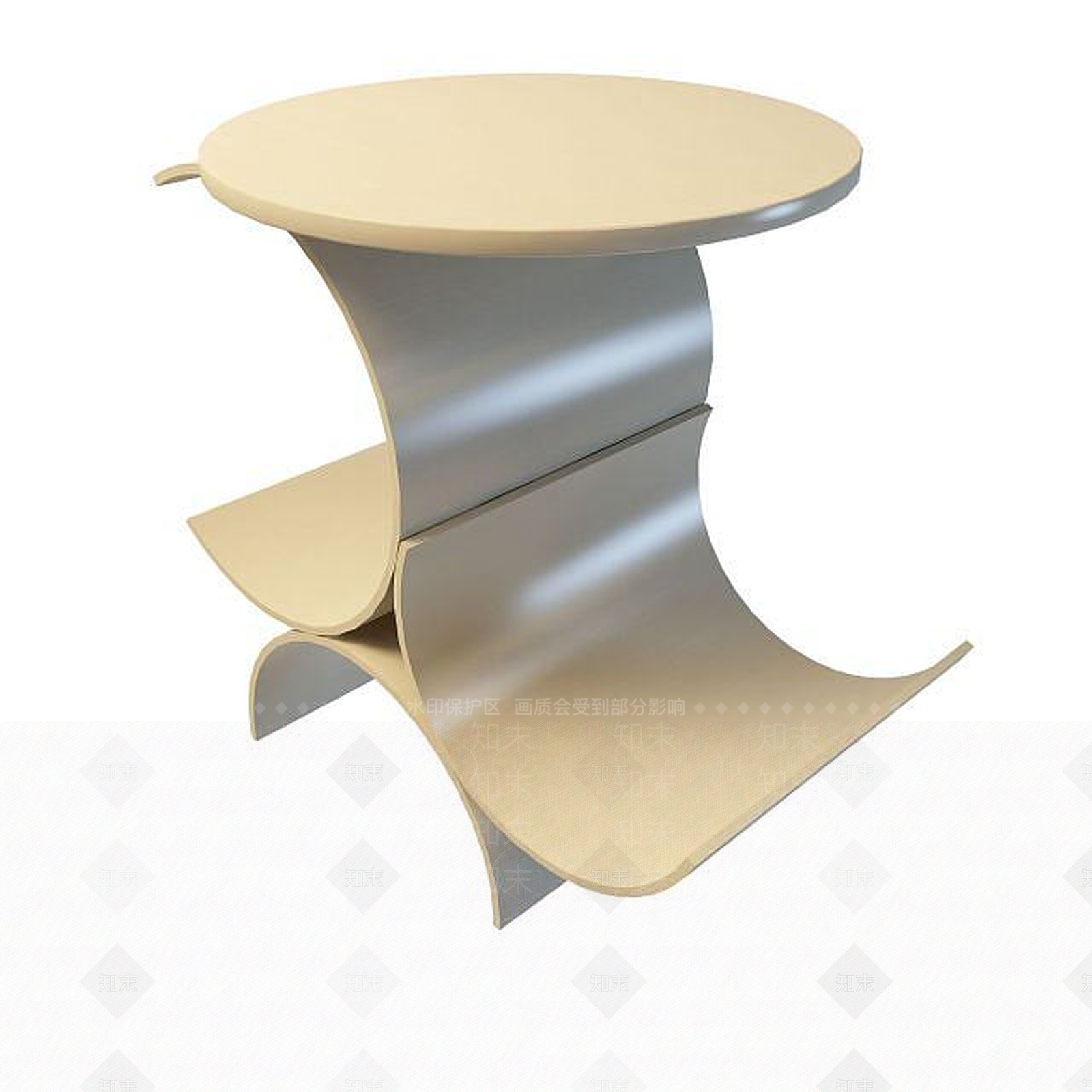 现代书桌3D模型下载【ID:1191543475】
