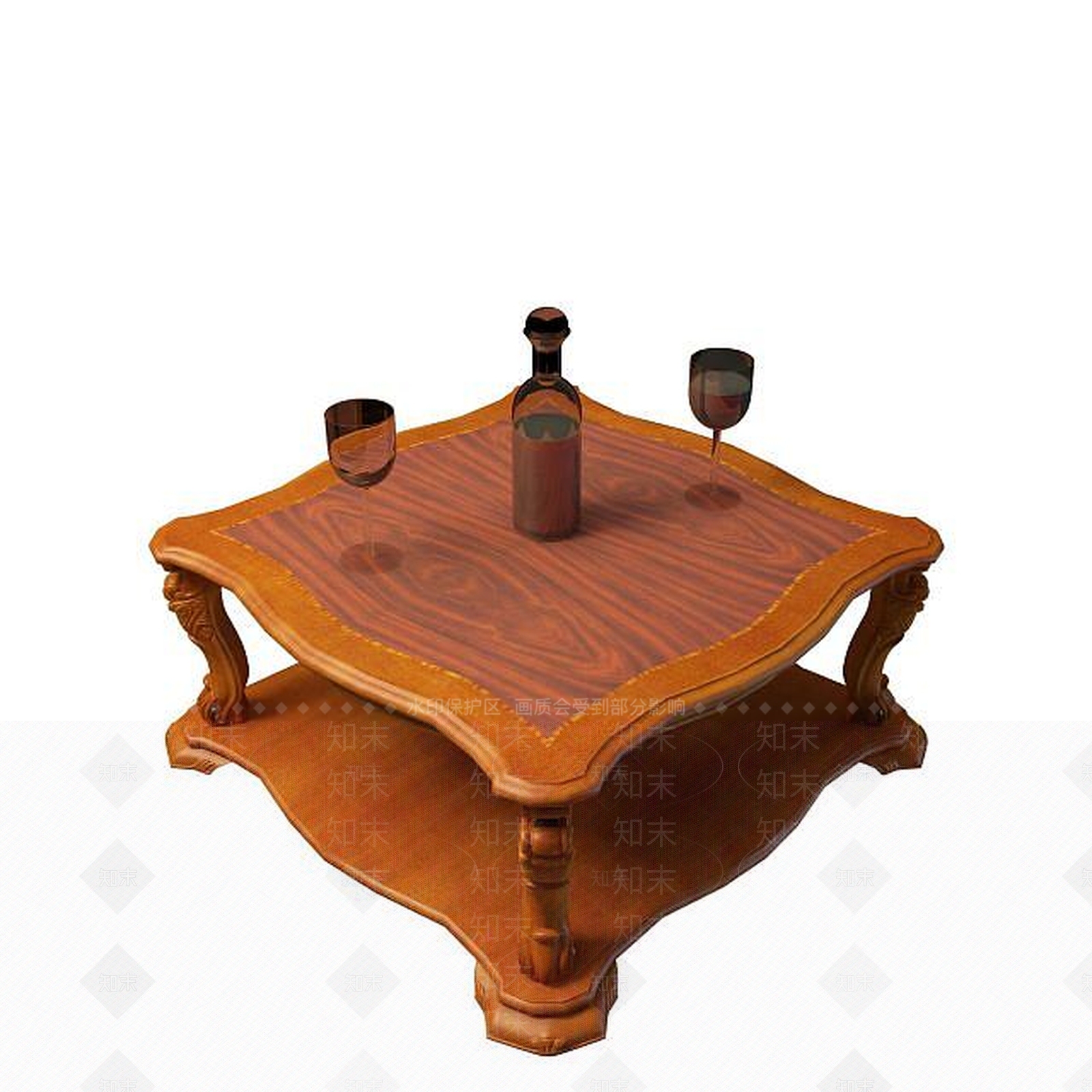 现代书桌3D模型下载【ID:1191544306】