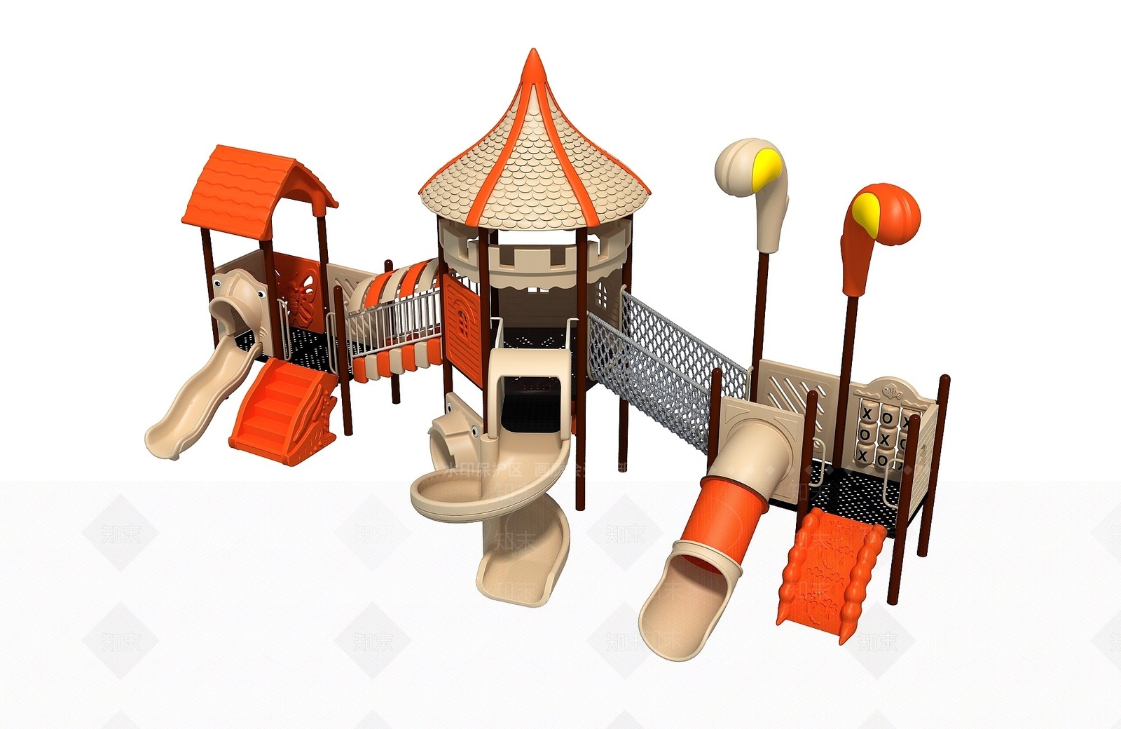 现代公用器材3D模型下载【ID:1199362990】