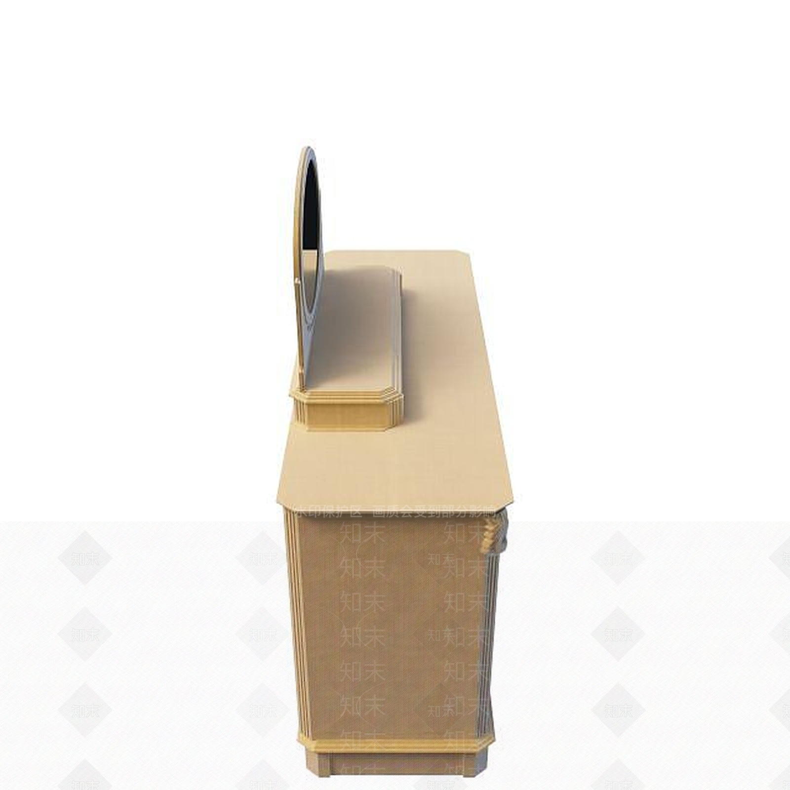 现代书桌3D模型下载【ID:1191544572】