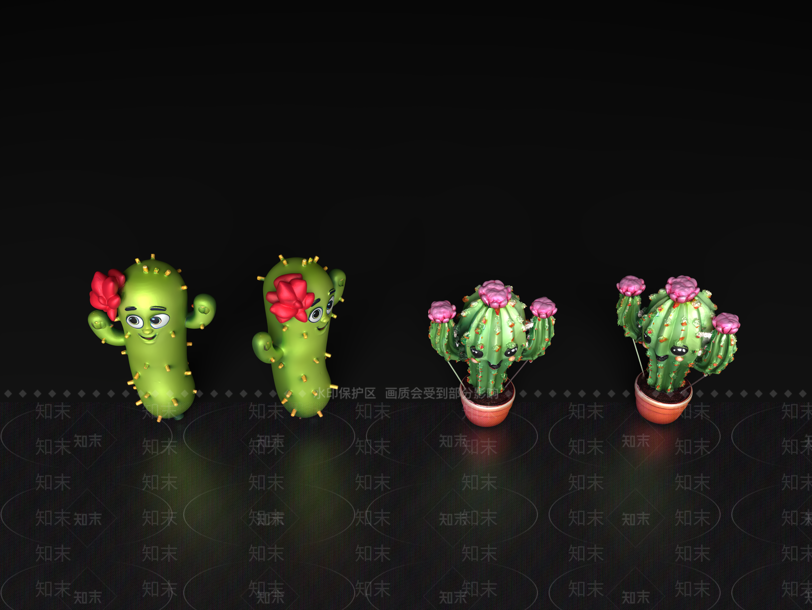 盆栽3D模型下载【ID:1191546468】