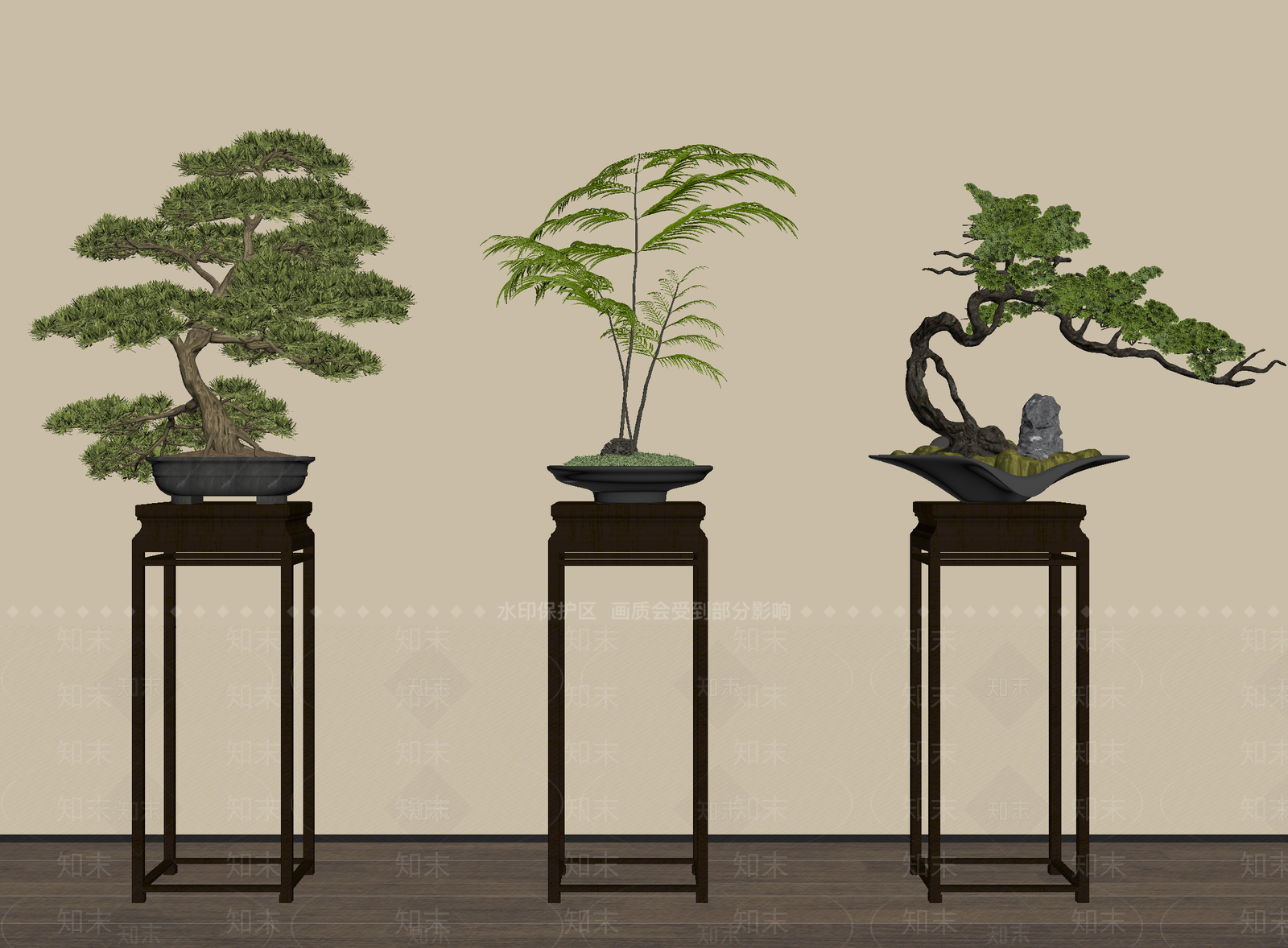 盆栽SU模型下载【ID:1191566746】