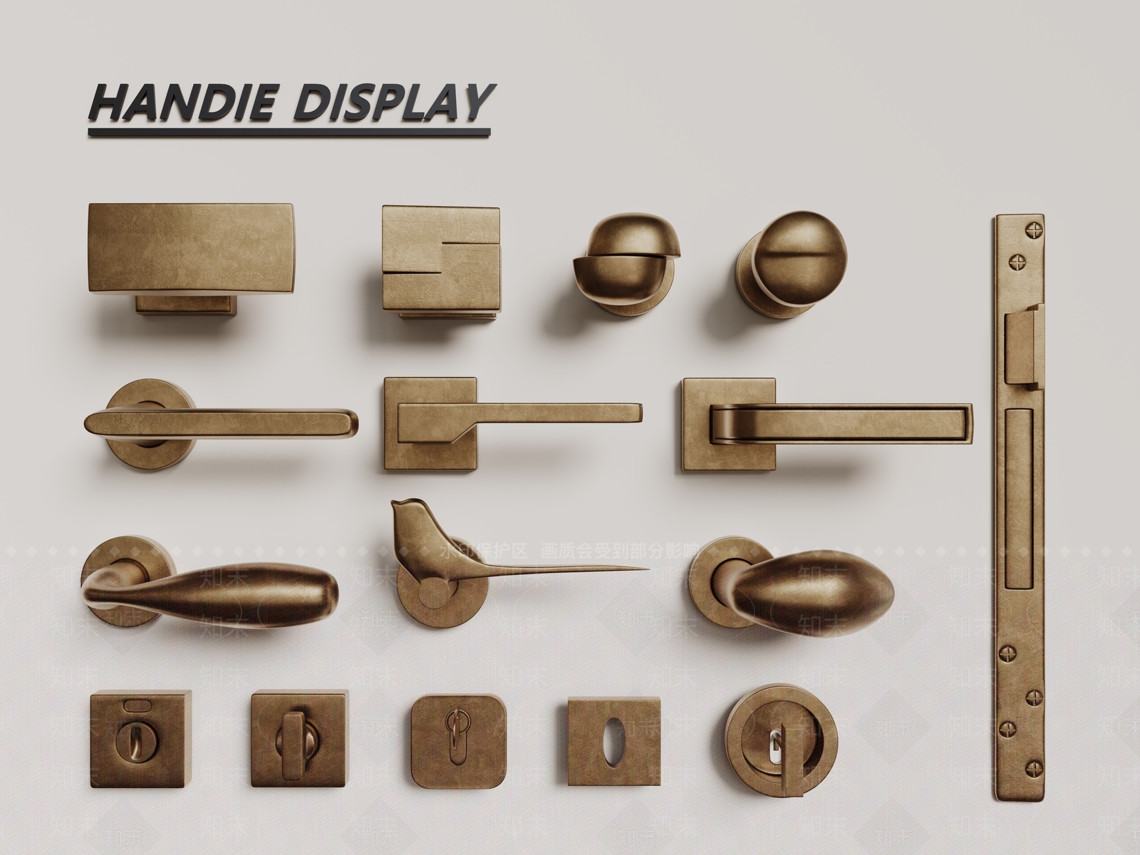 法式欧式拉手SU模型下载【ID:1191570849】