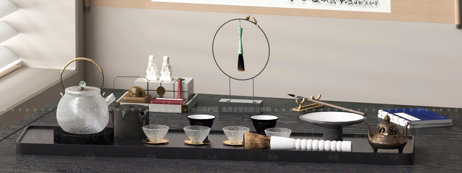 茶具SU模型下载【ID:1191573212】
