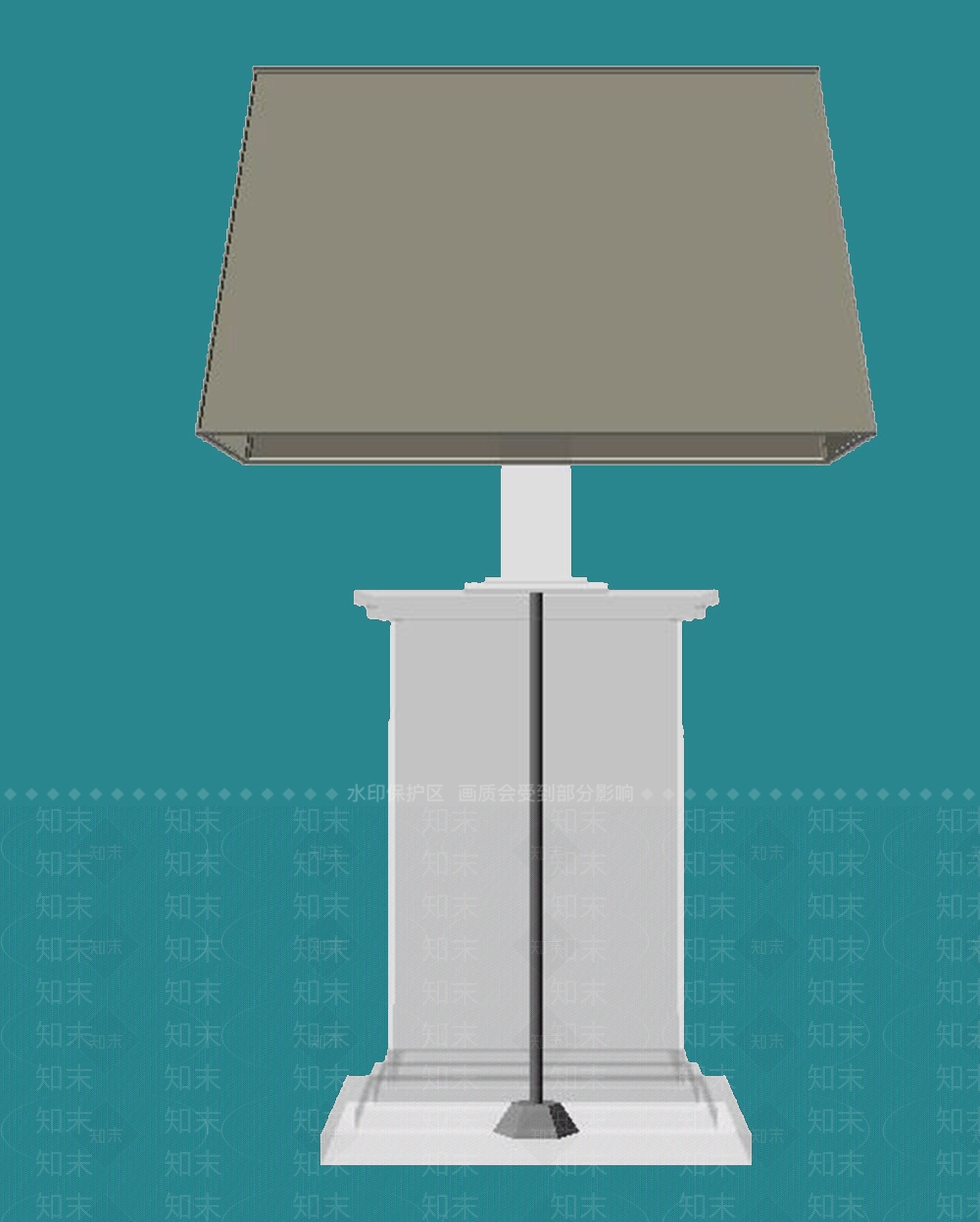 现代台灯3D模型下载【ID:1191574613】