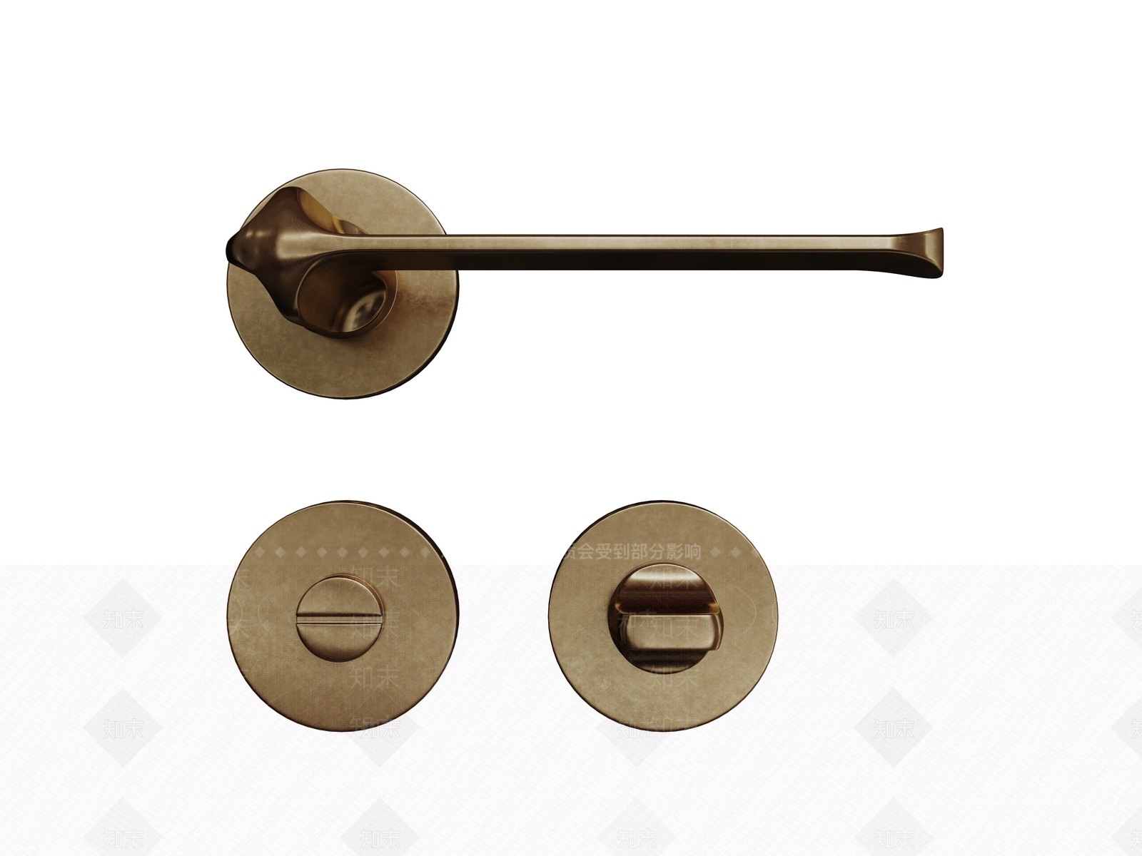 现代极简拉手SU模型下载【ID:1191591500】