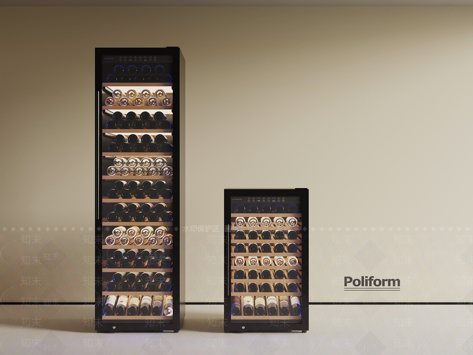 现代酒柜3D模型下载【ID:1191597927】