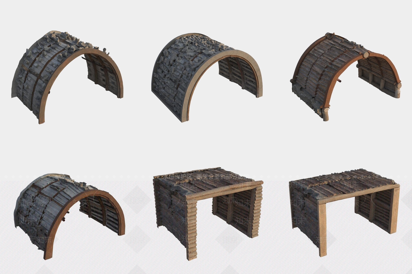 现代其他局部构件3D模型下载【ID:1191600121】