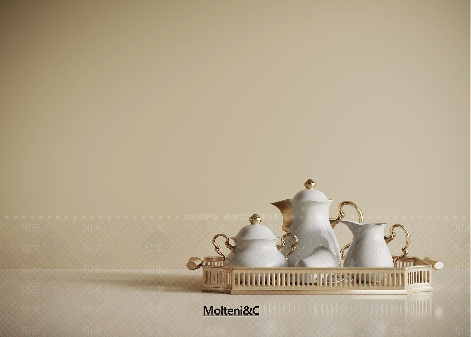 茶具3D模型下载【ID:1191608516】