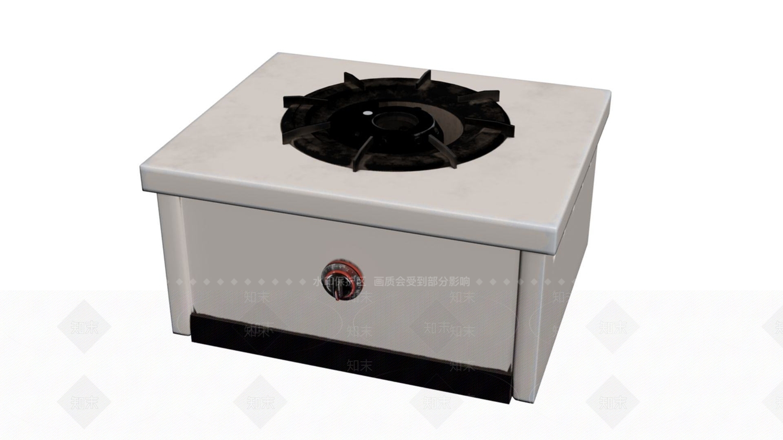 现代燃气灶3D模型下载【ID:1191613986】