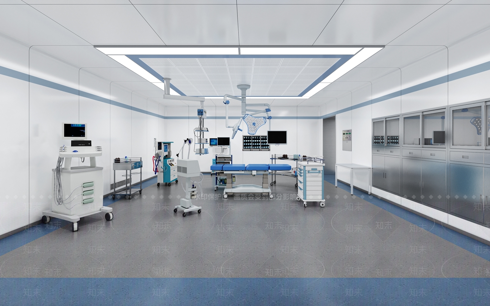 现代医院3D模型下载【ID:1191621409】