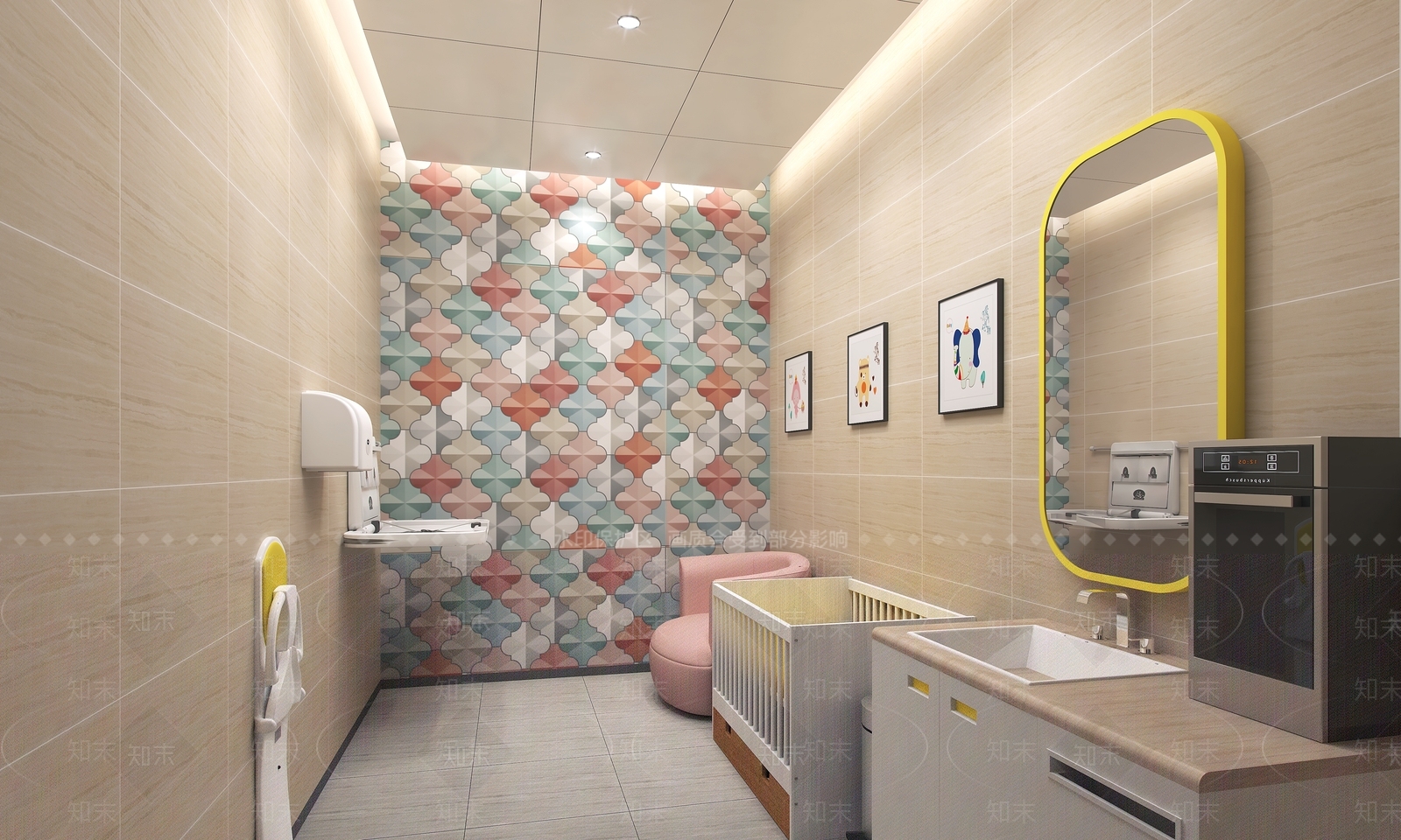 现代酒店卫生间3D模型下载【ID:1215102624】