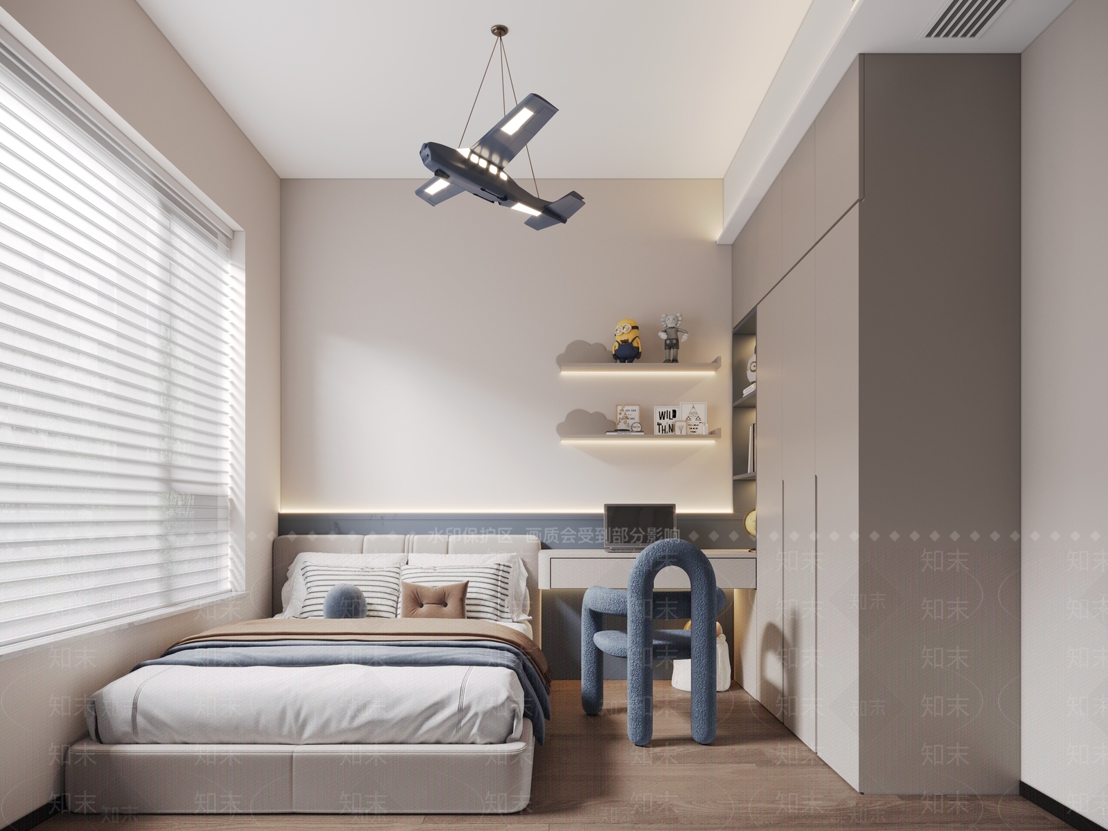 现代家居卧室3D模型下载【ID:1191627181】