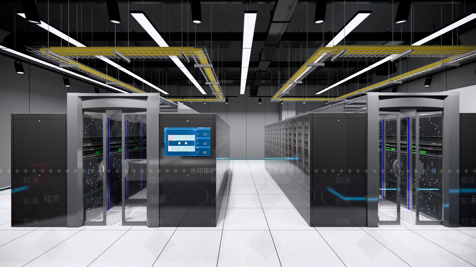 机房SU模型下载【ID:1191633707】