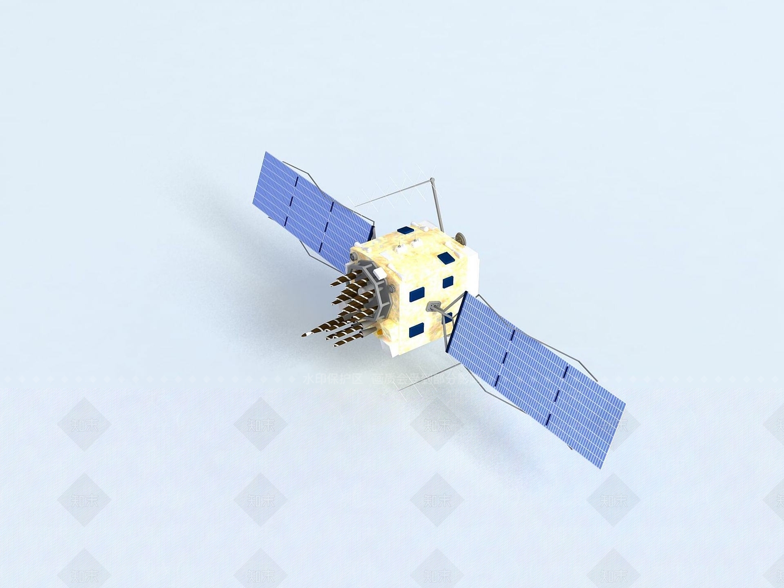 现代卫星GPS3D模型下载【ID:1191635888】