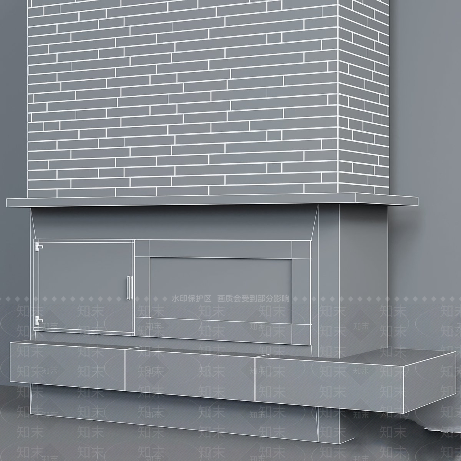 壁炉3D模型下载【ID:1191647164】