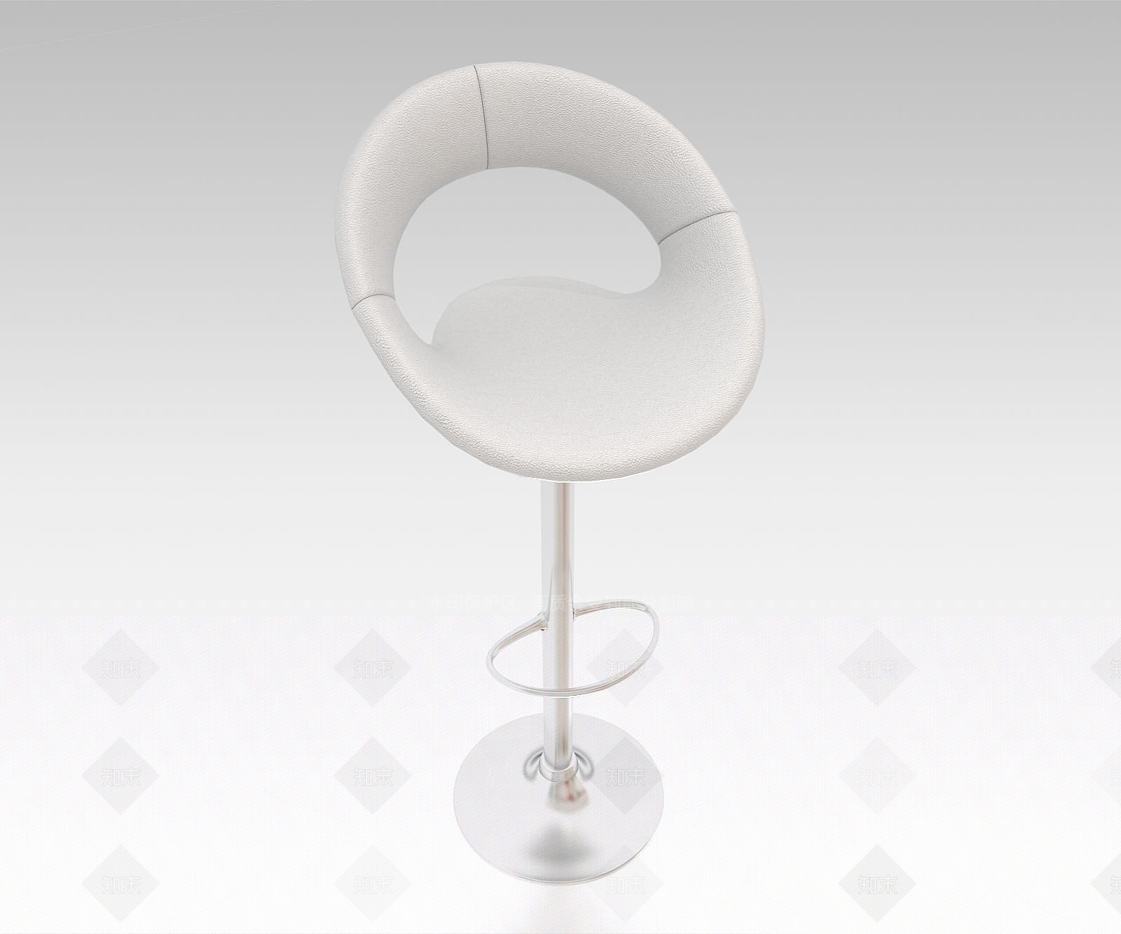 现代吧椅3D模型下载【ID:1191650145】