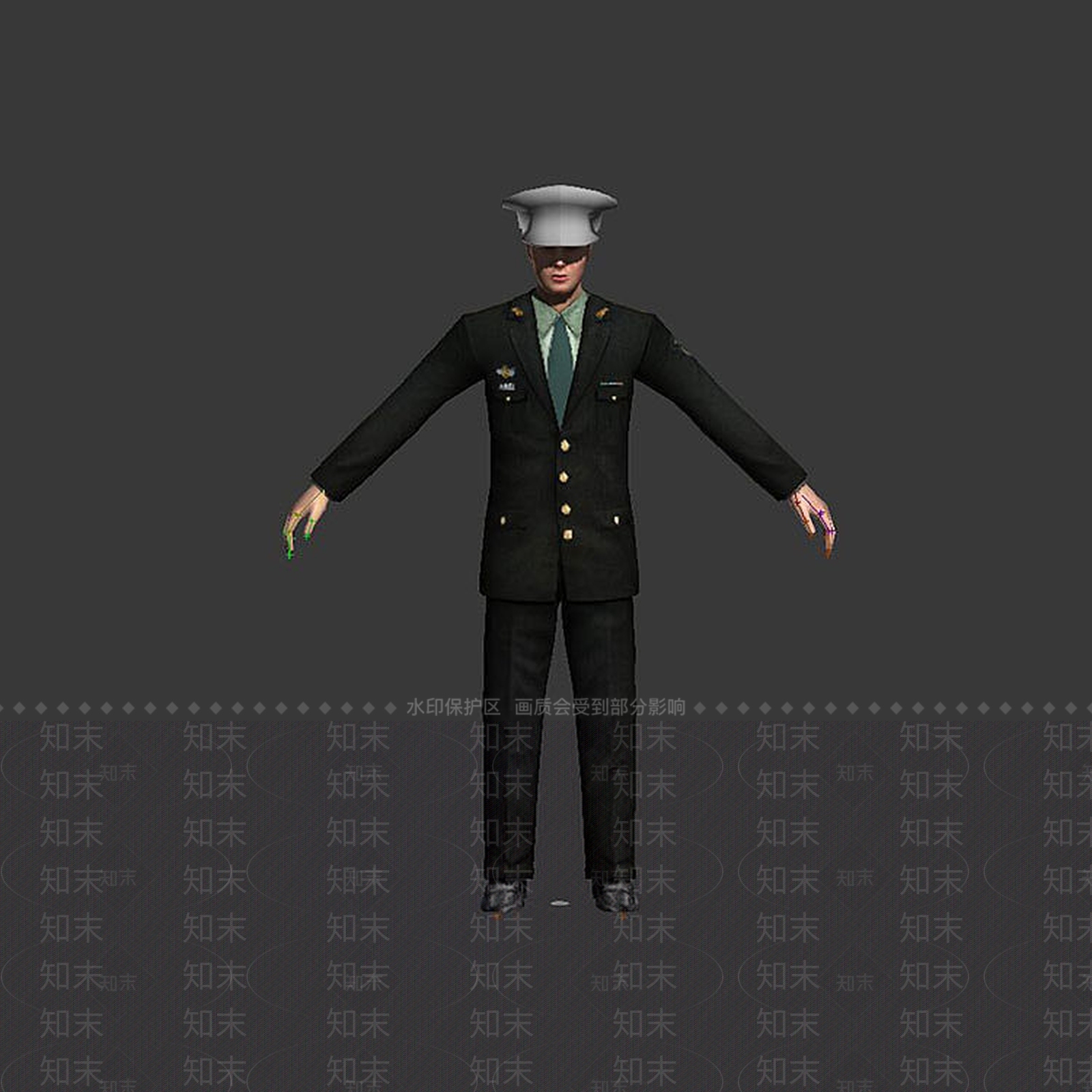 现代陆军3D模型下载【ID:1191650613】