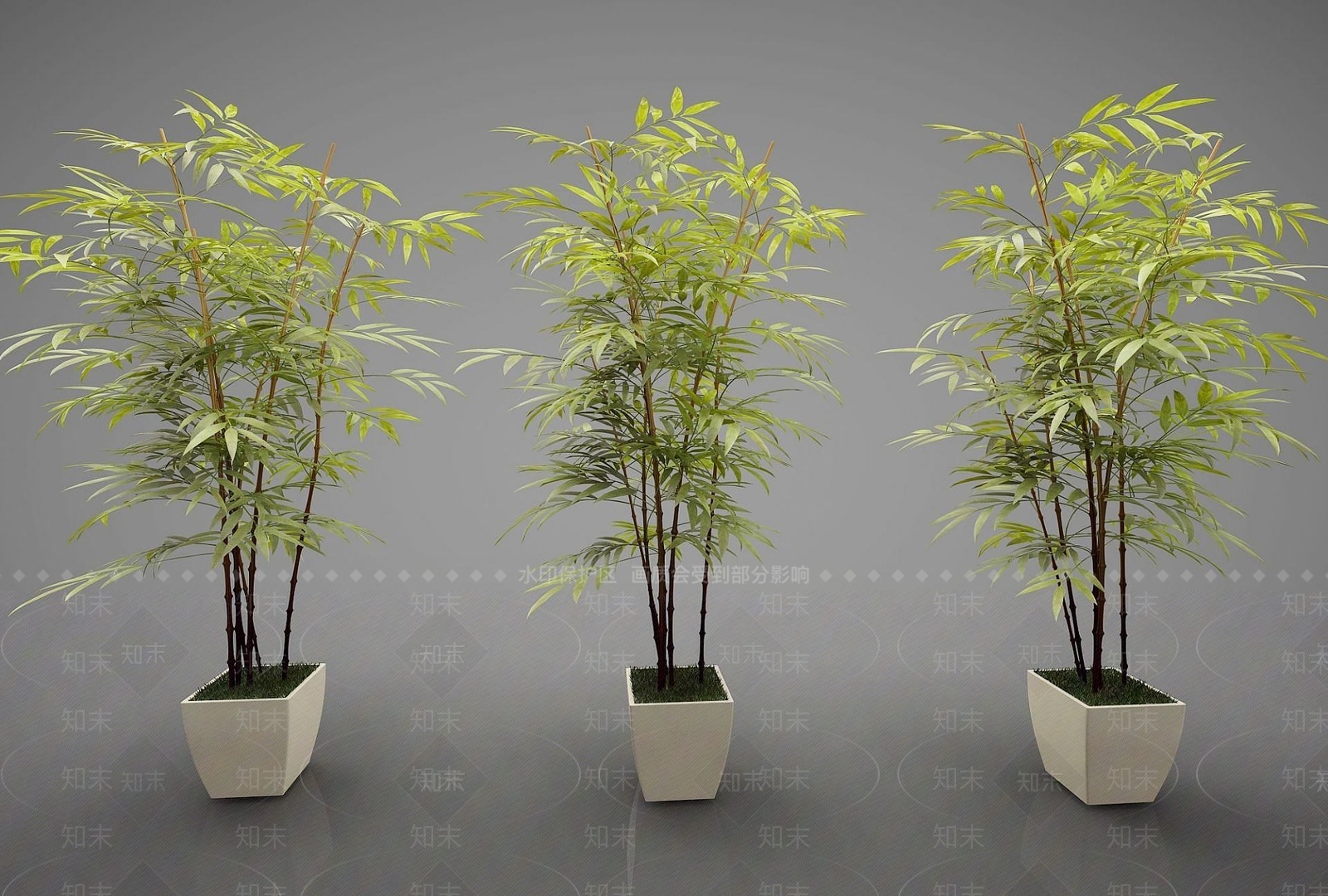 现代风格植物3D模型下载【ID:1191651479】