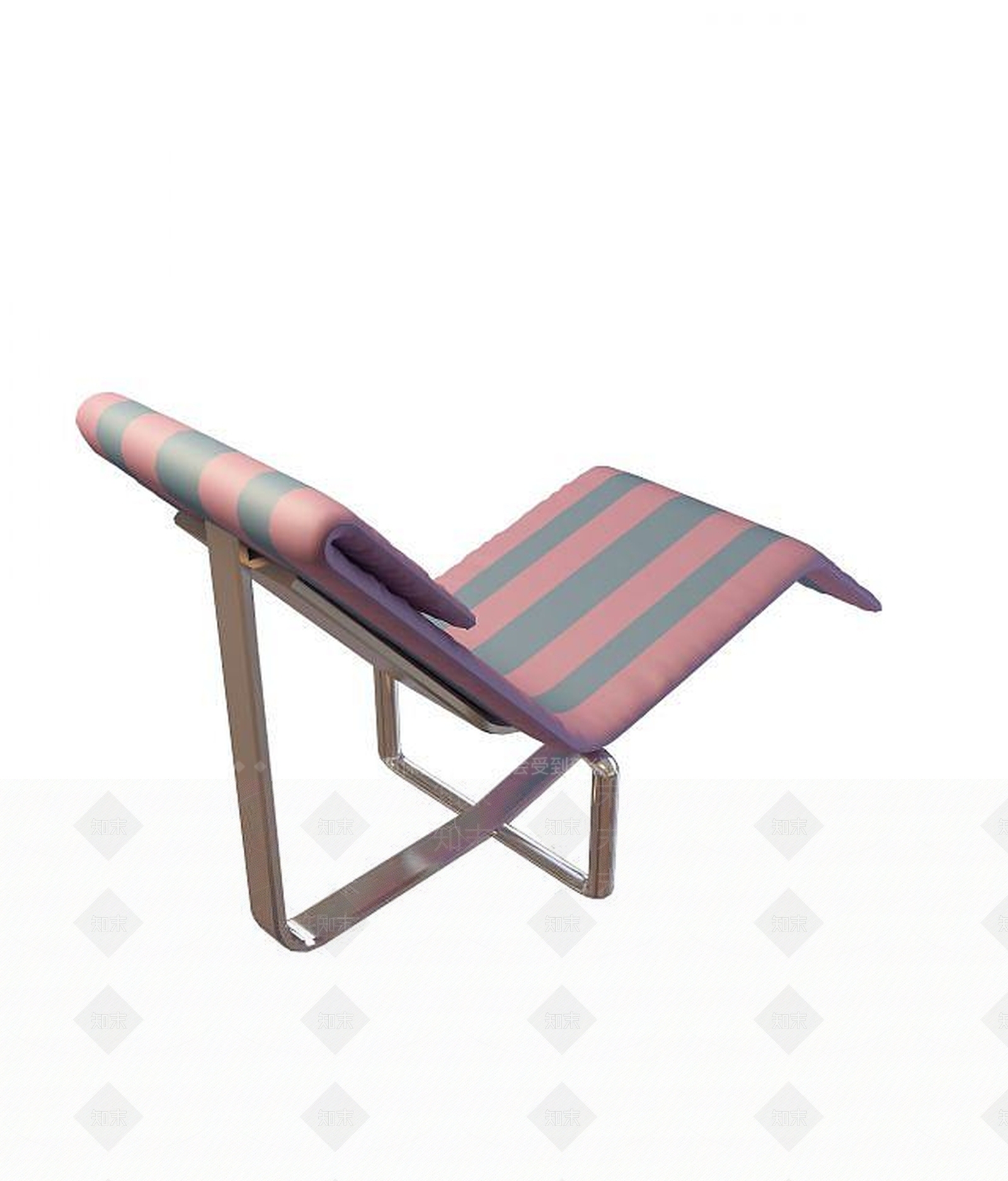现代布艺躺椅3D模型下载【ID:1191651691】