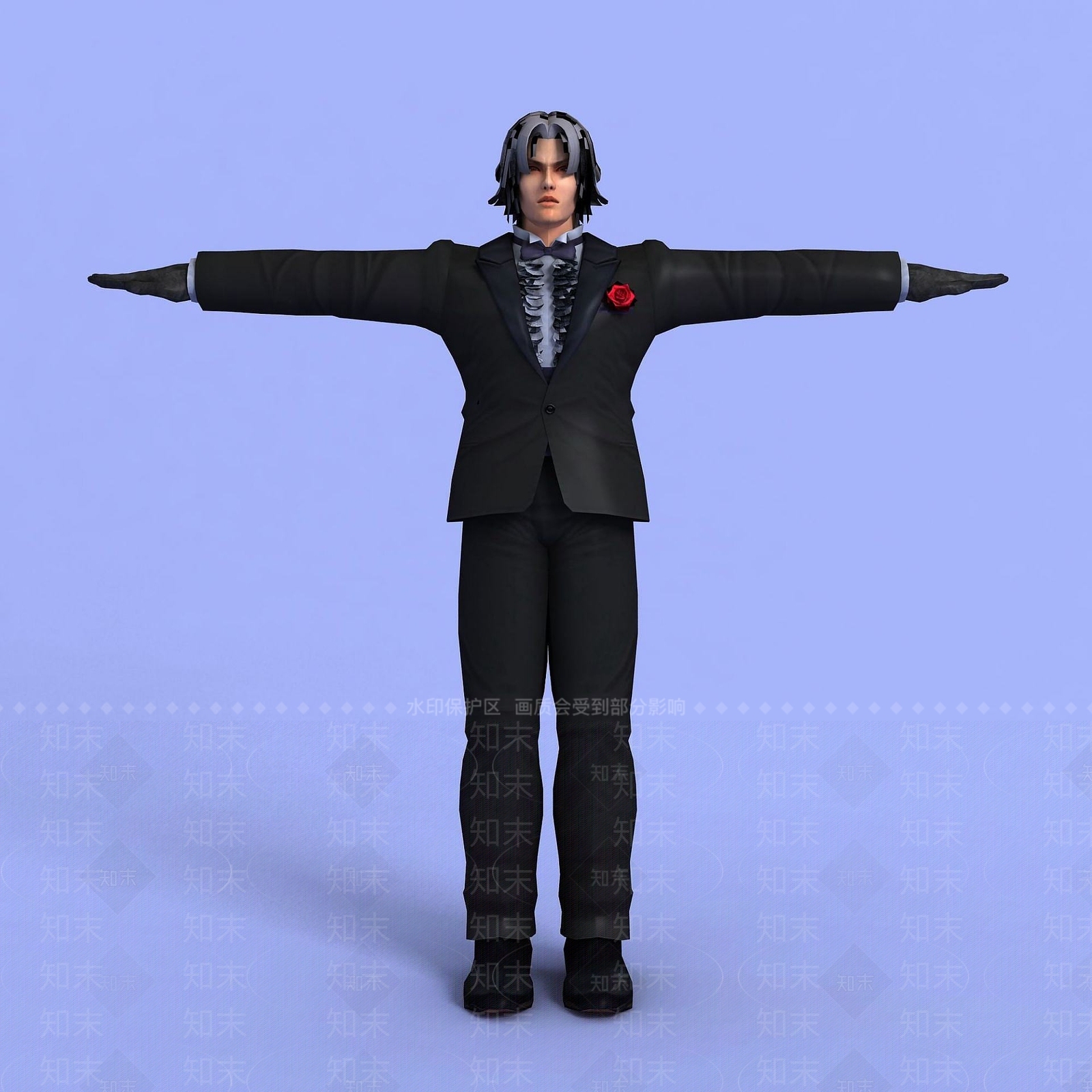 现代动漫人物3D模型下载【ID:1191652590】