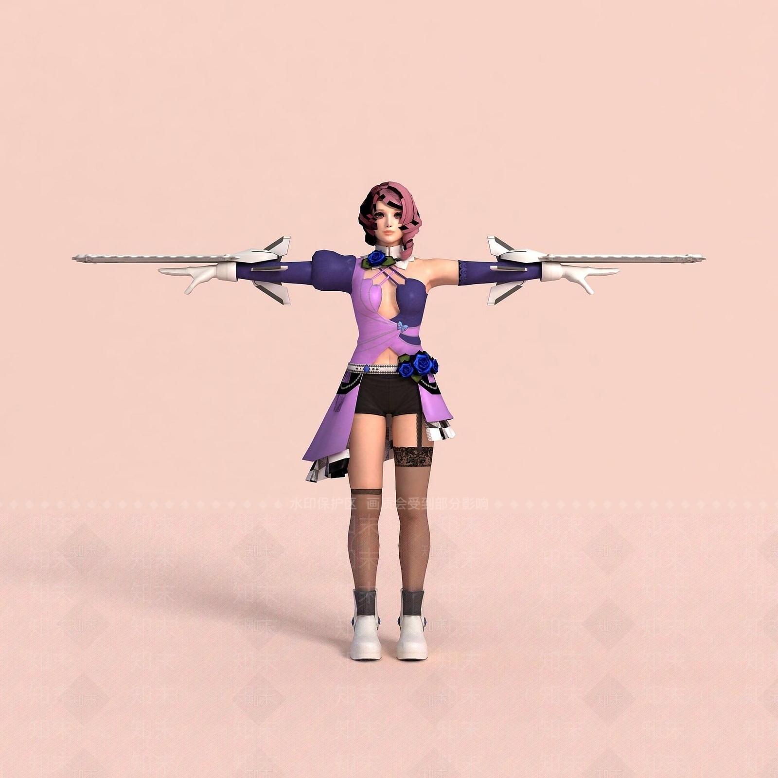 现代动漫人物3D模型下载【ID:1191652541】