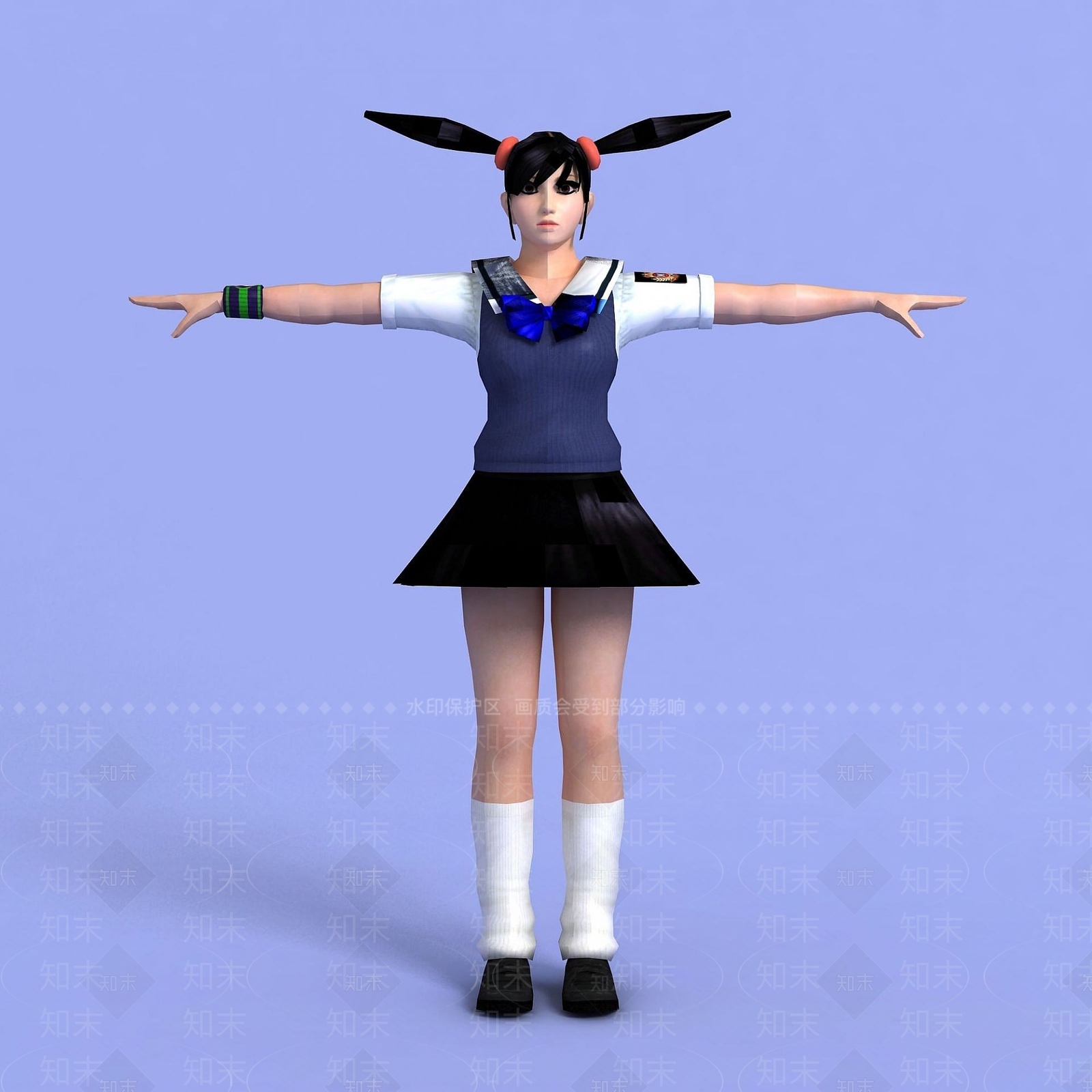 现代动漫人物3D模型下载【ID:1191652583】