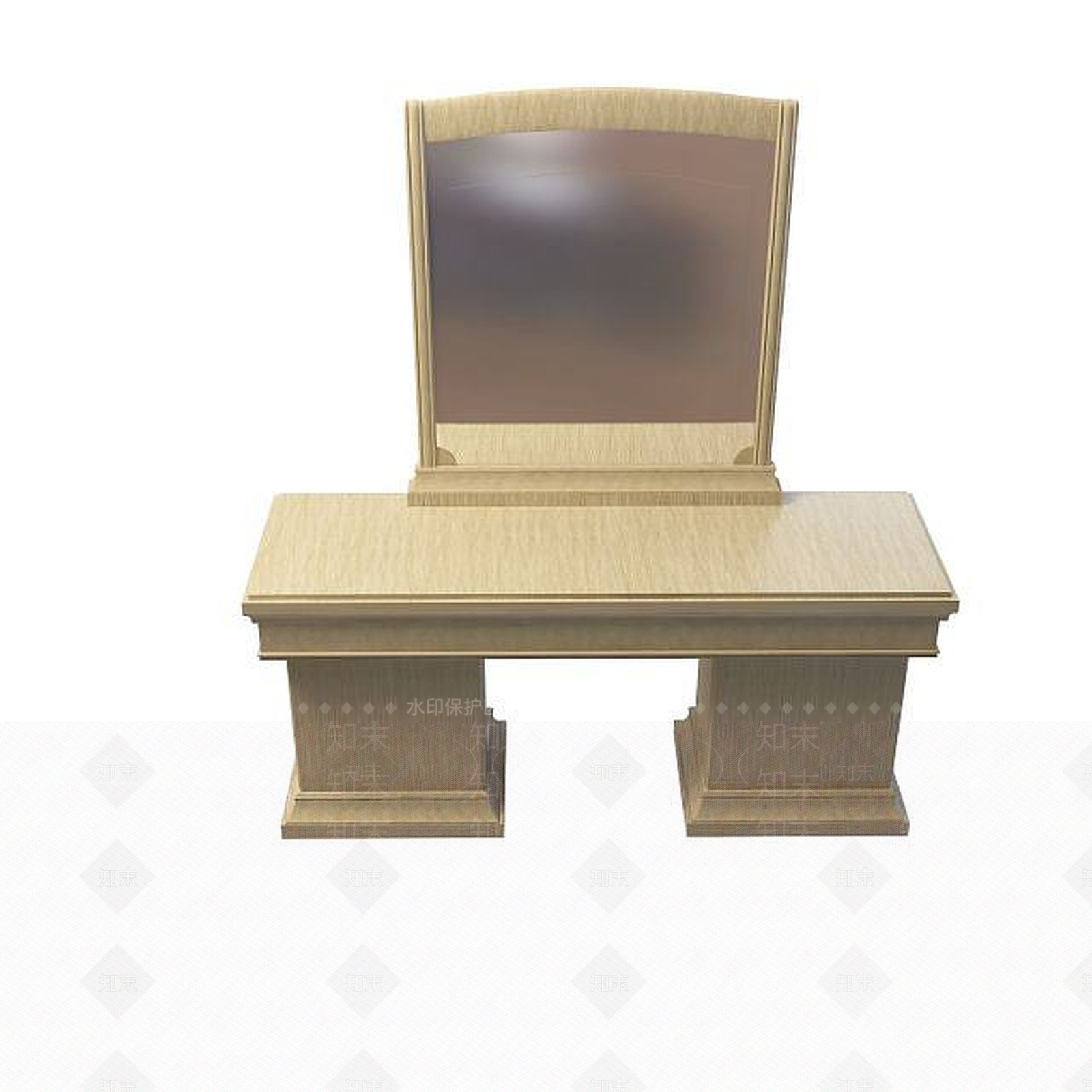 现代书桌3D模型下载【ID:1191654518】