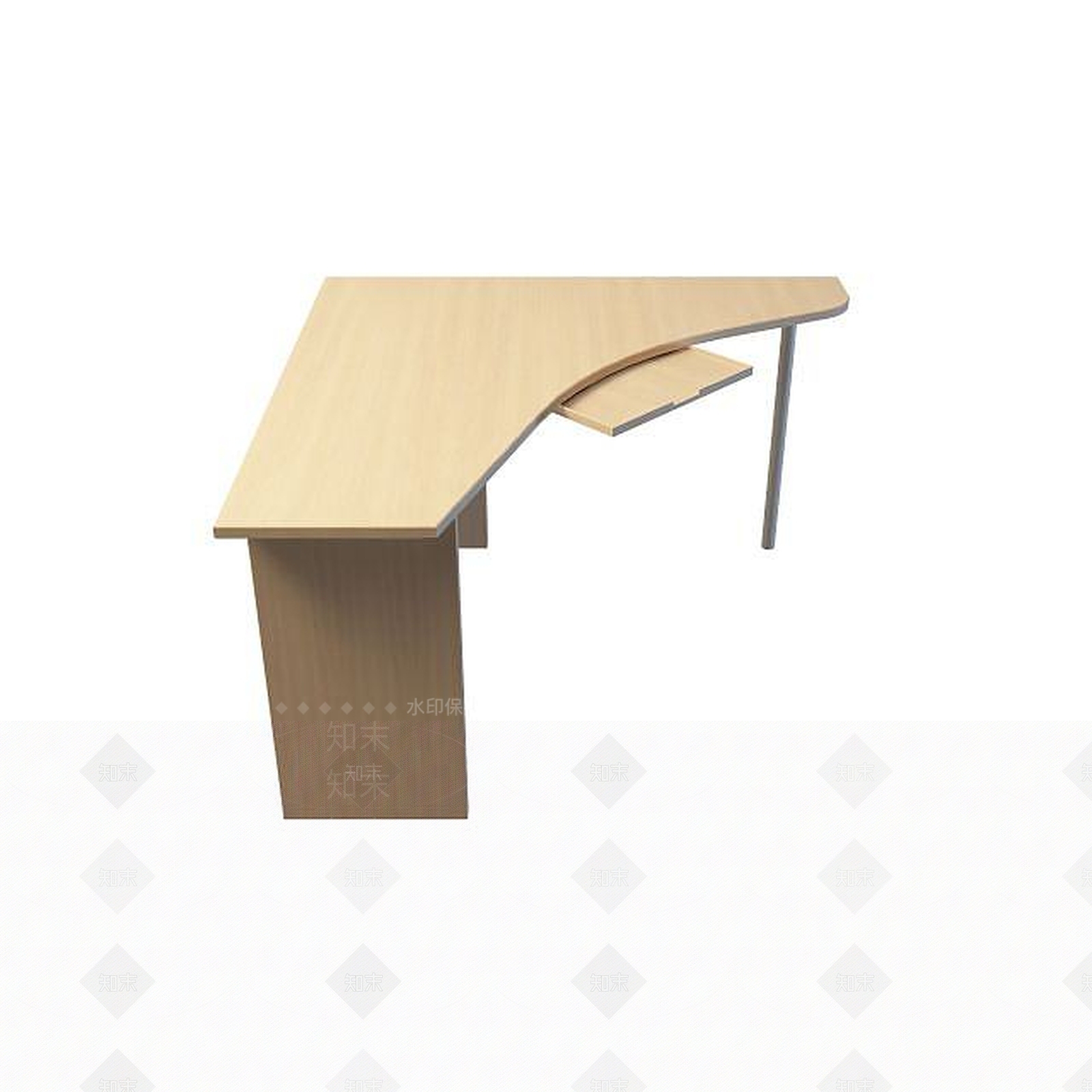 现代书桌3D模型下载【ID:1191655048】