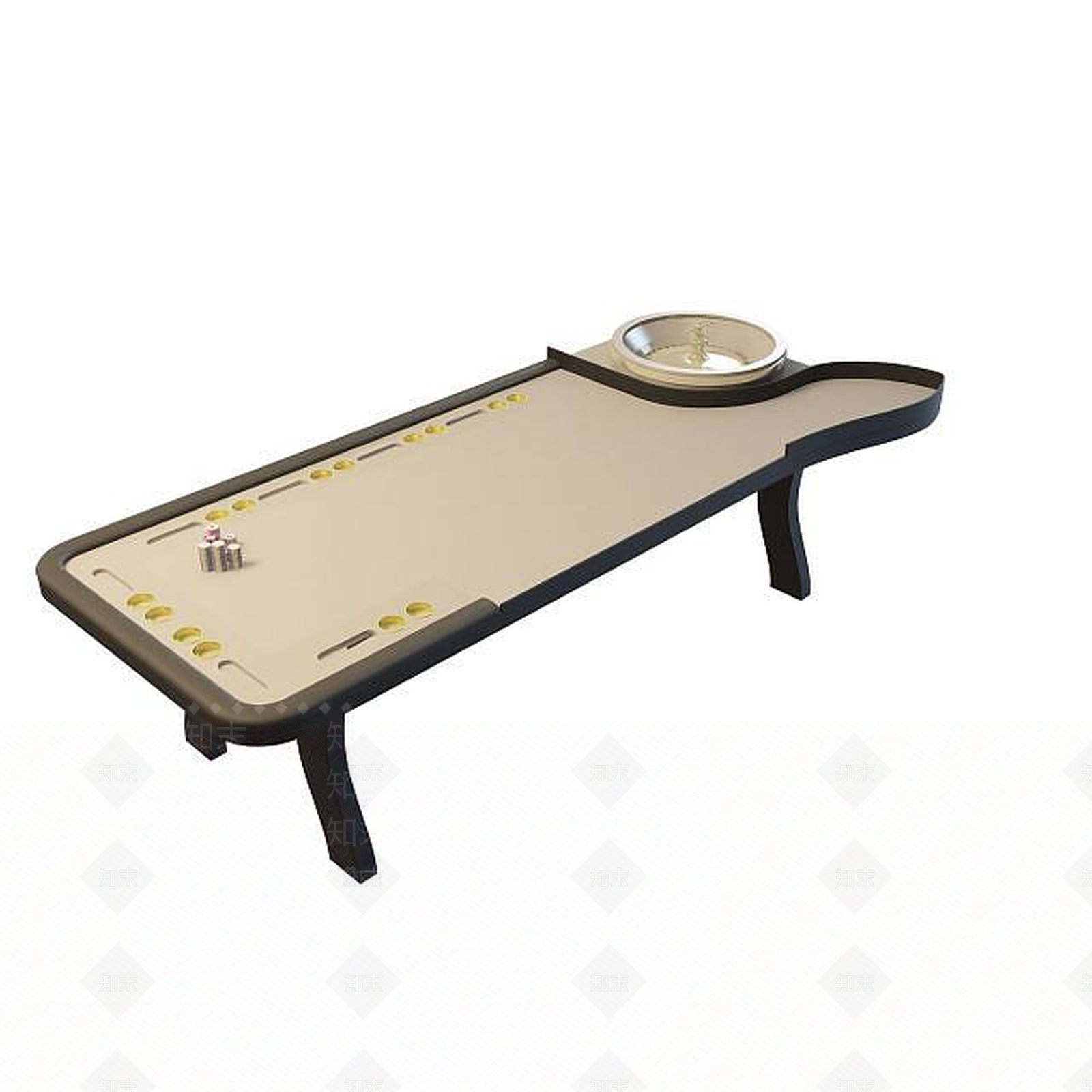 现代书桌3D模型下载【ID:1199362558】