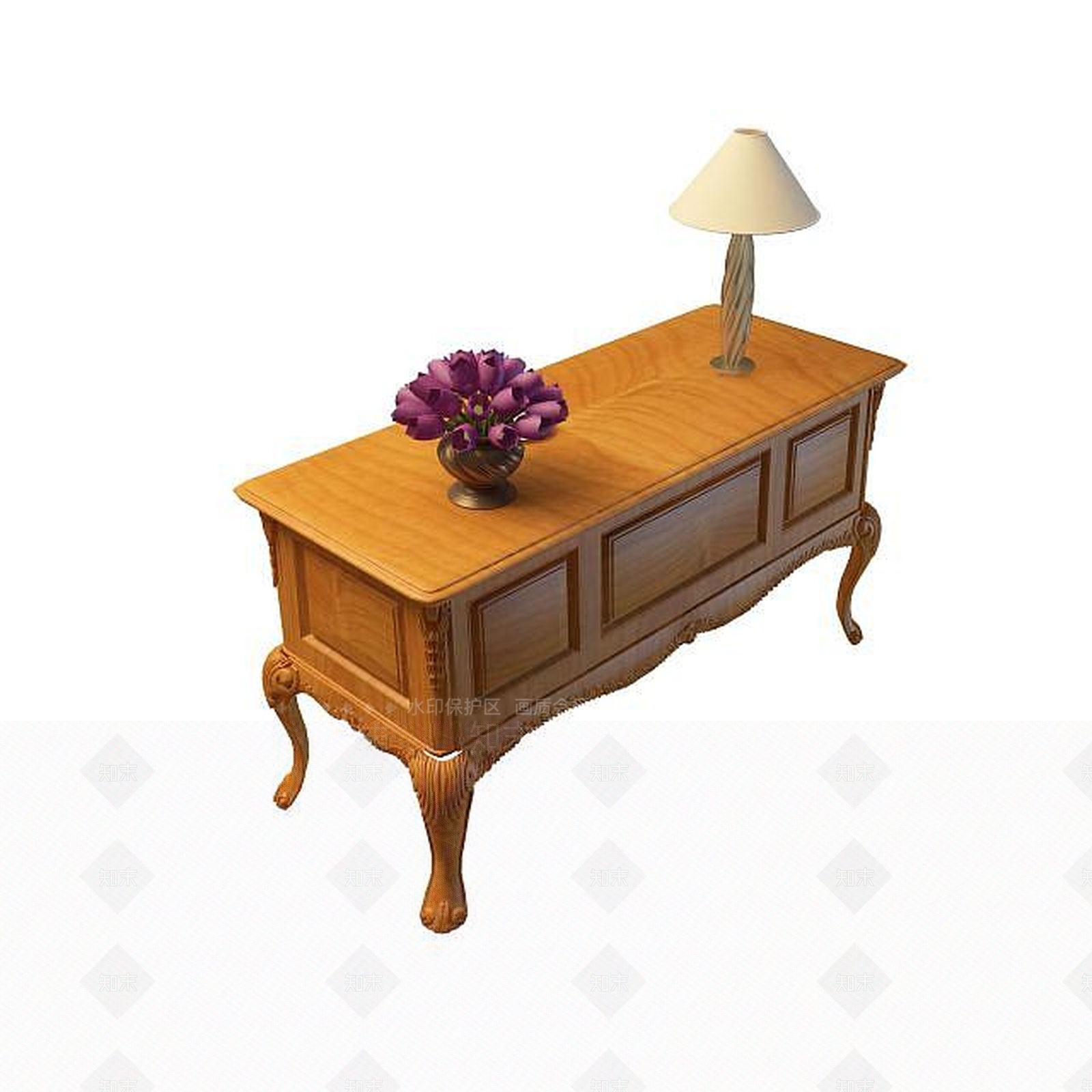 现代书桌3D模型下载【ID:1191656160】