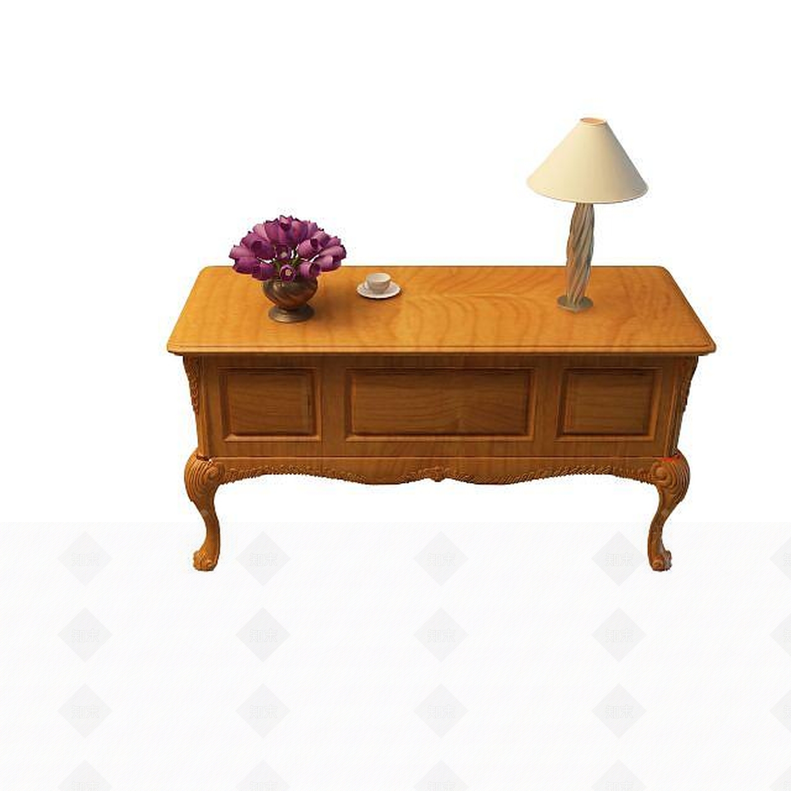 现代书桌3D模型下载【ID:1191656160】