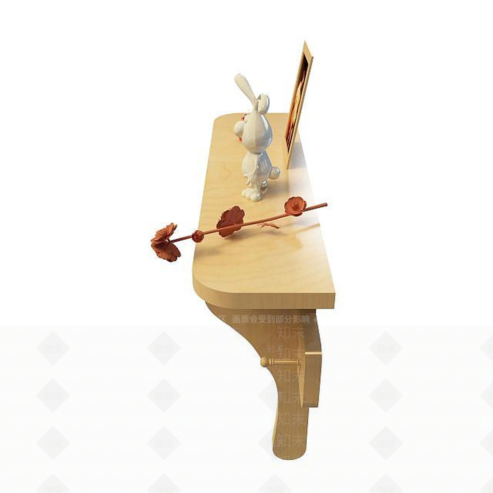 现代书桌3D模型下载【ID:1191656139】