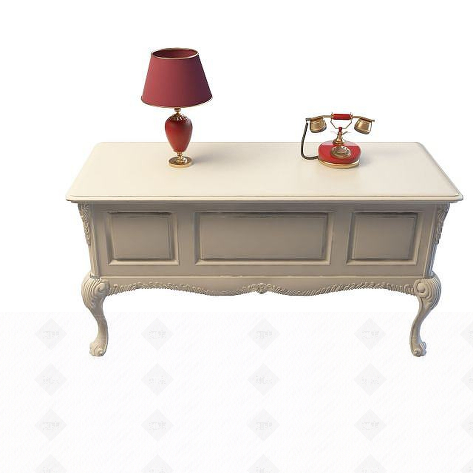 现代书桌3D模型下载【ID:1199367091】