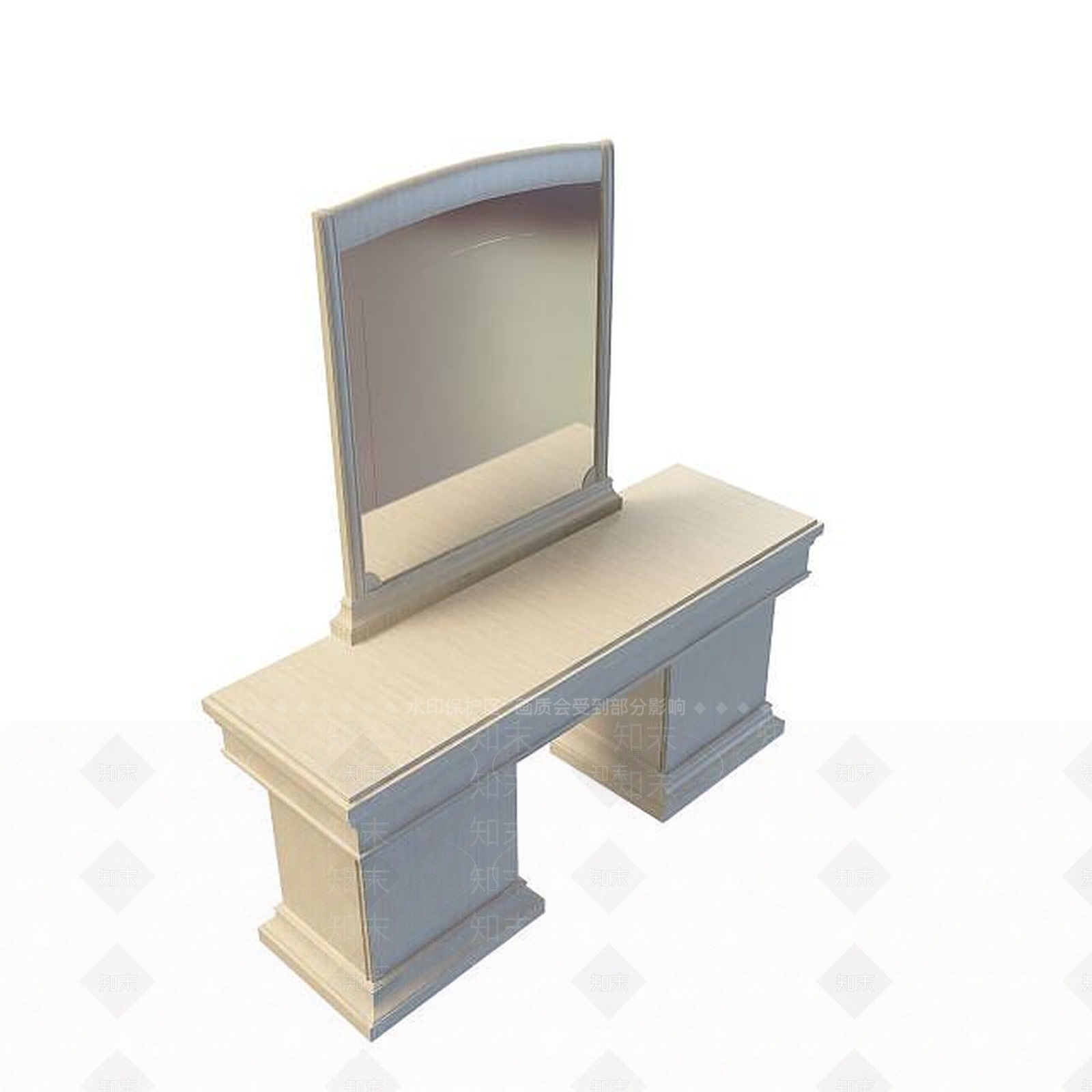 现代书桌3D模型下载【ID:1191657326】