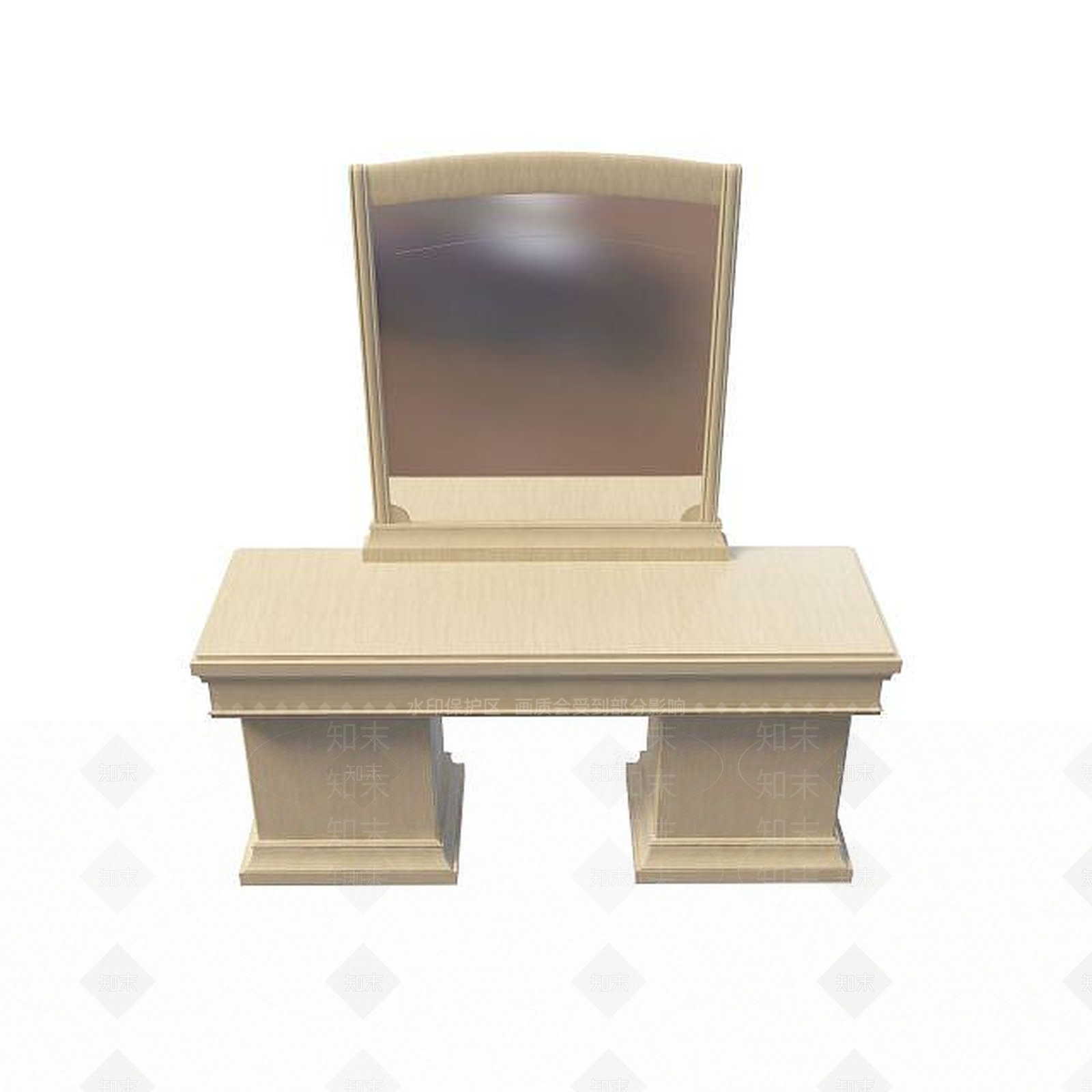 现代书桌3D模型下载【ID:1191657326】