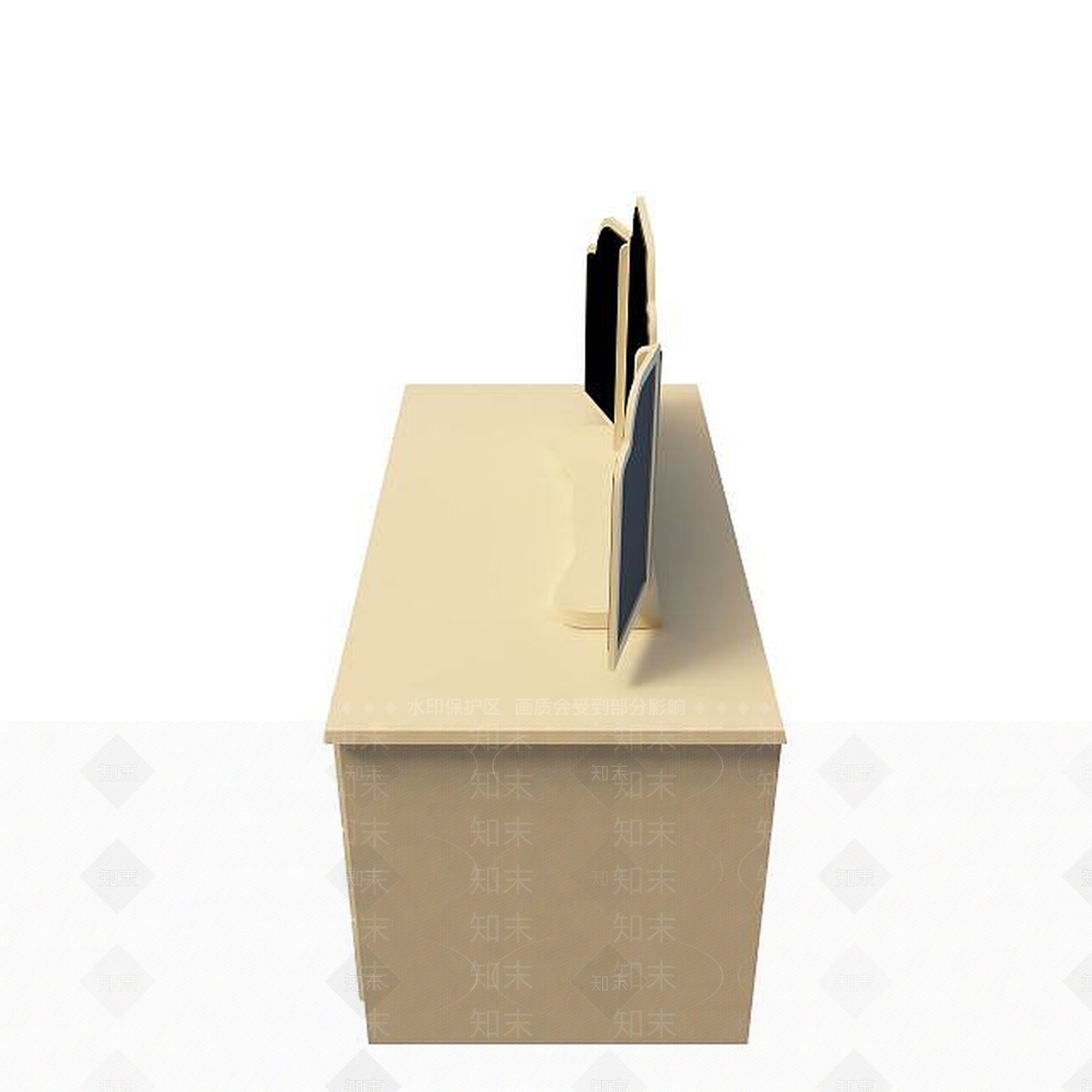 现代书桌3D模型下载【ID:1199366825】