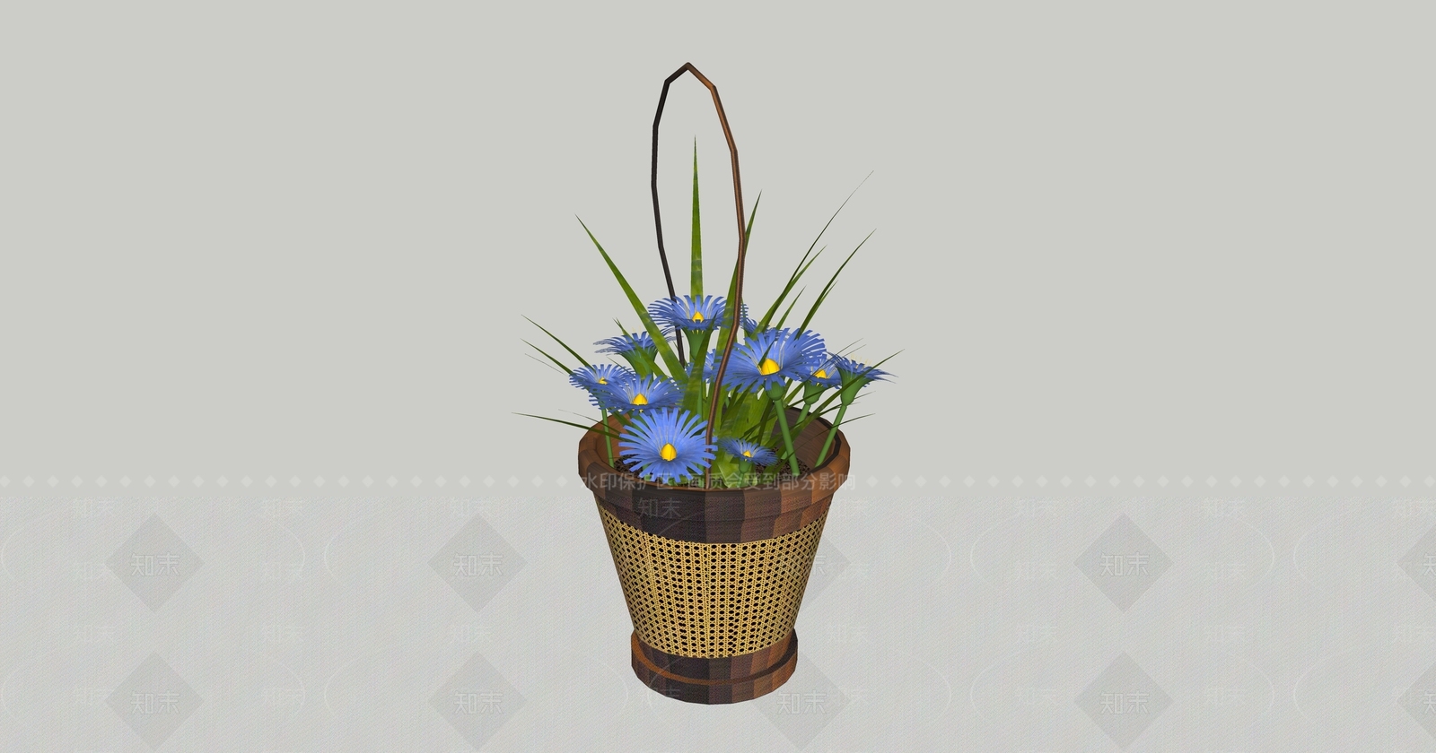 花草SU模型下载【ID:1191659483】