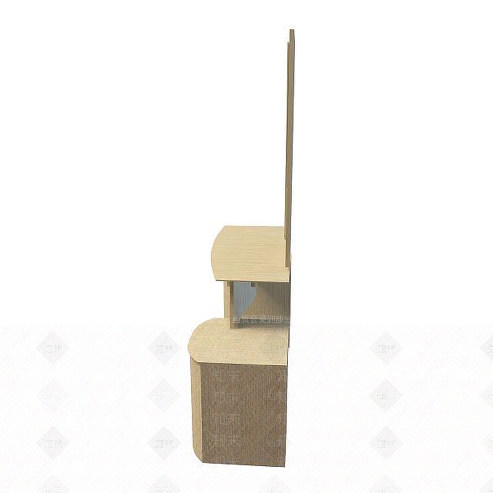现代书桌3D模型下载【ID:1191660107】