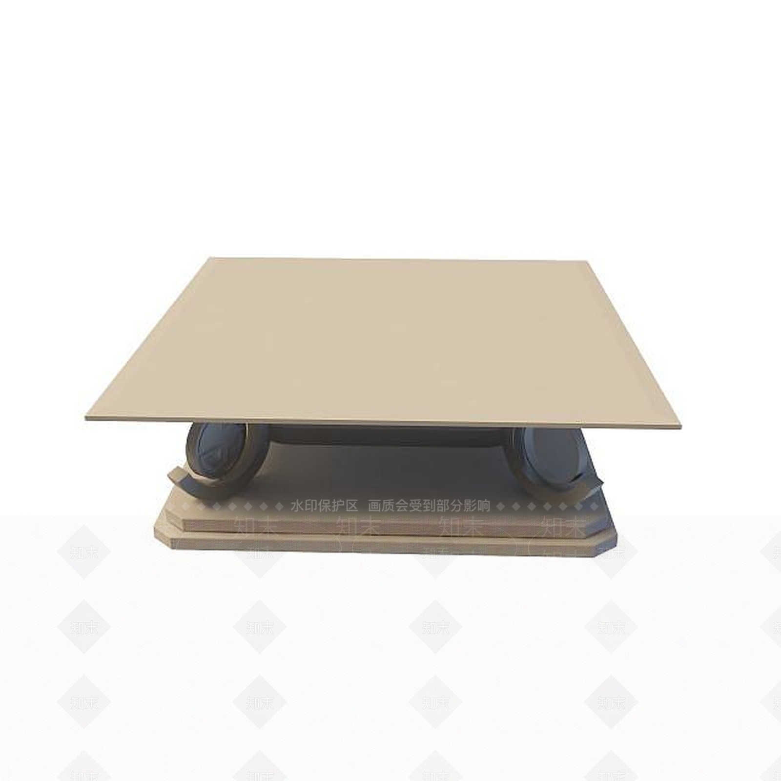 现代书桌3D模型下载【ID:1199362111】