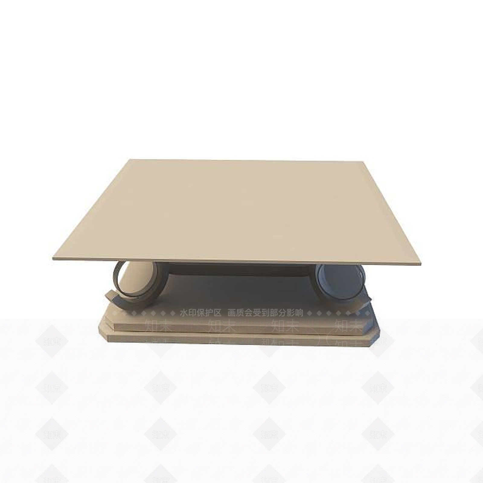 现代书桌3D模型下载【ID:1199362111】