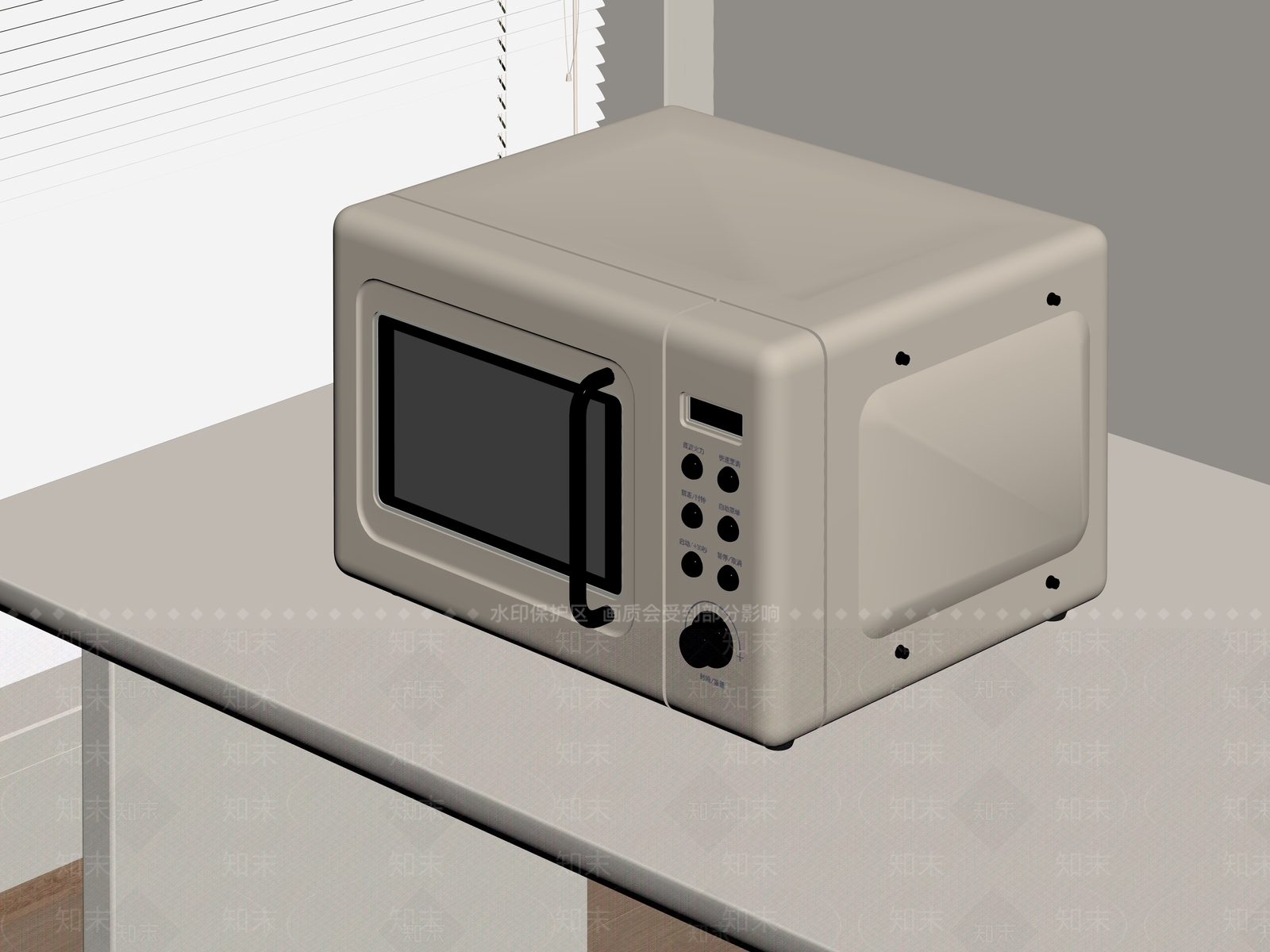 微波炉SU模型下载【ID:1191662090】